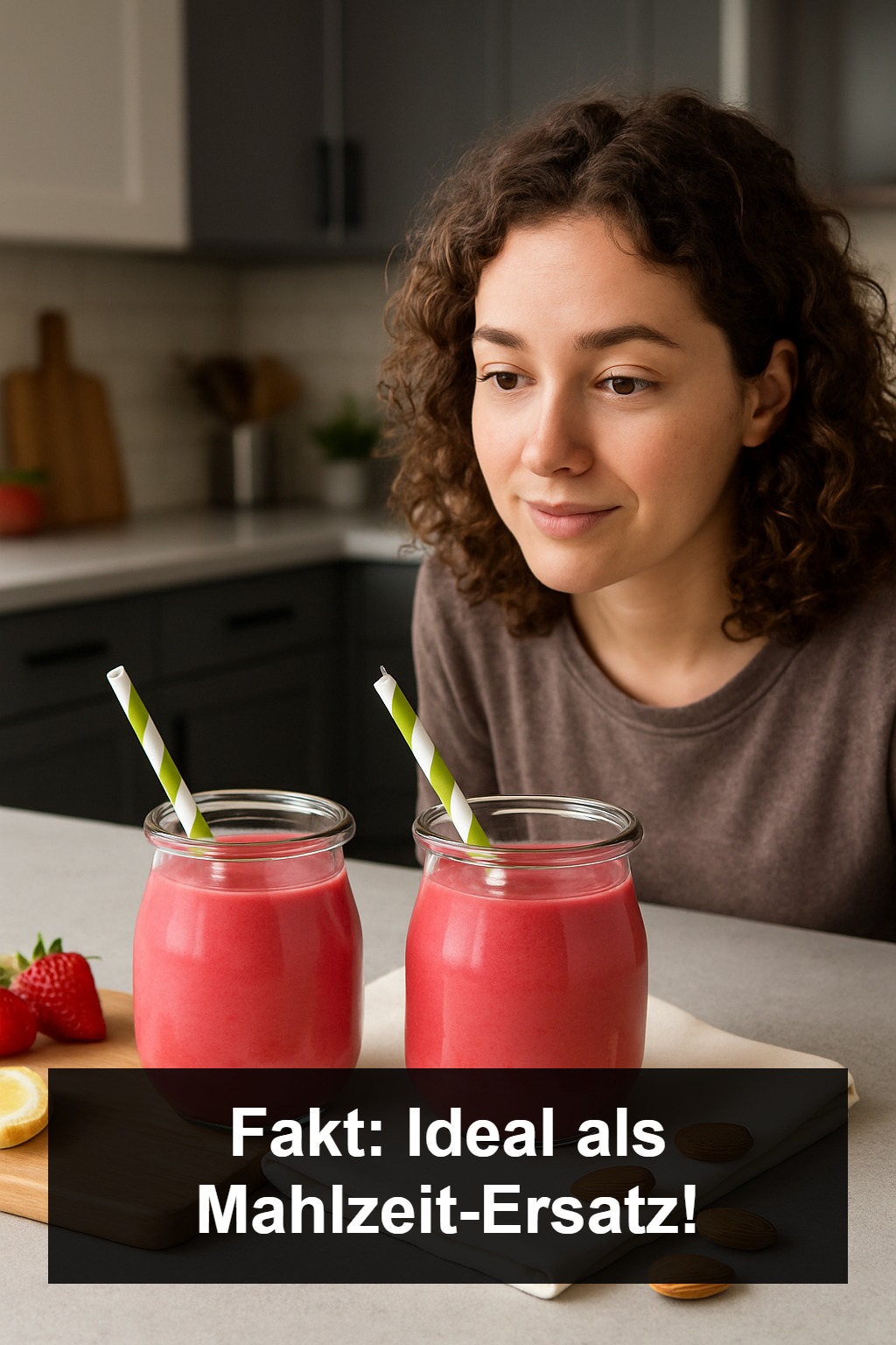 Getränk aus Vitaminen und gesunden Fetten