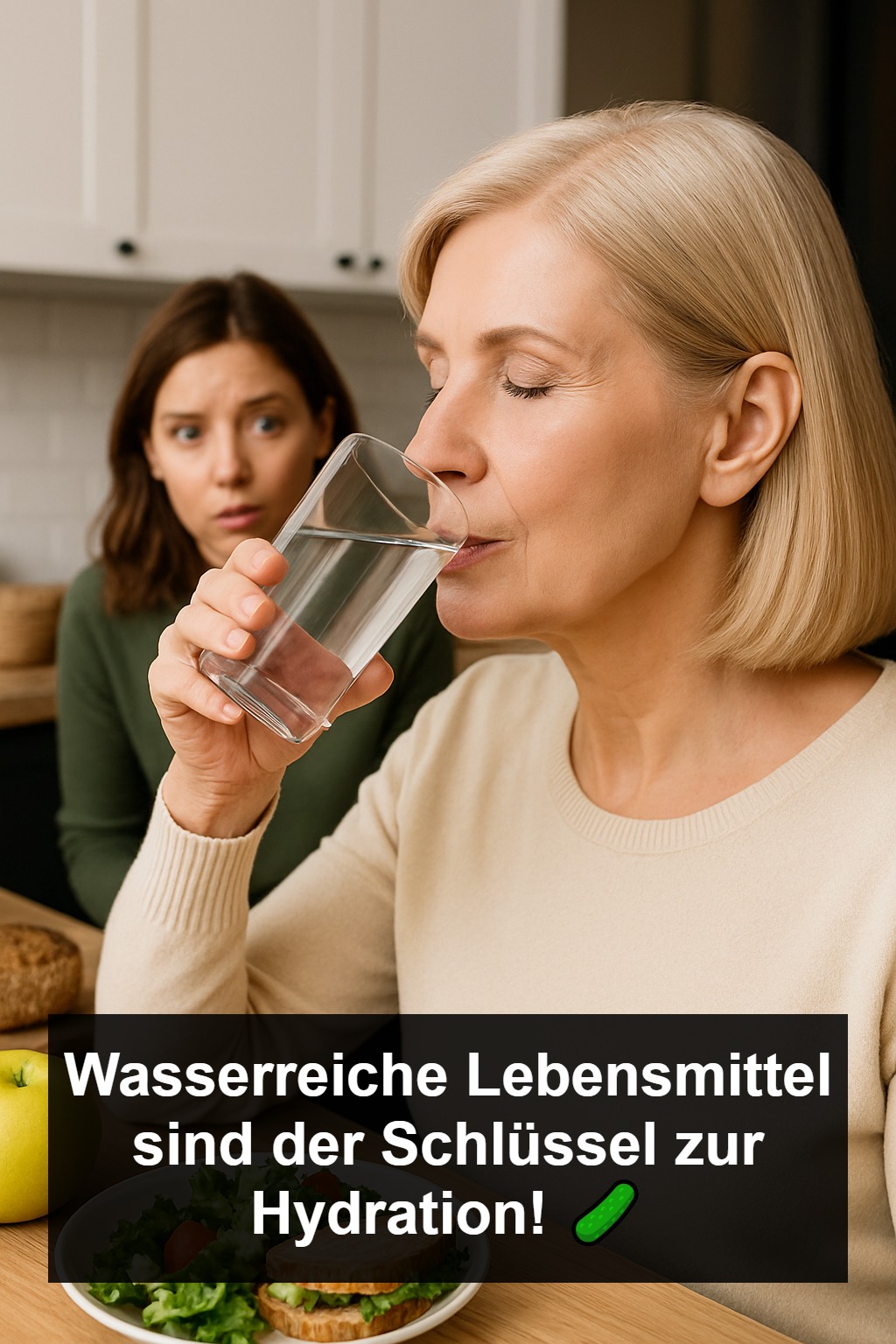 Warten Sie nicht auf den Durst!