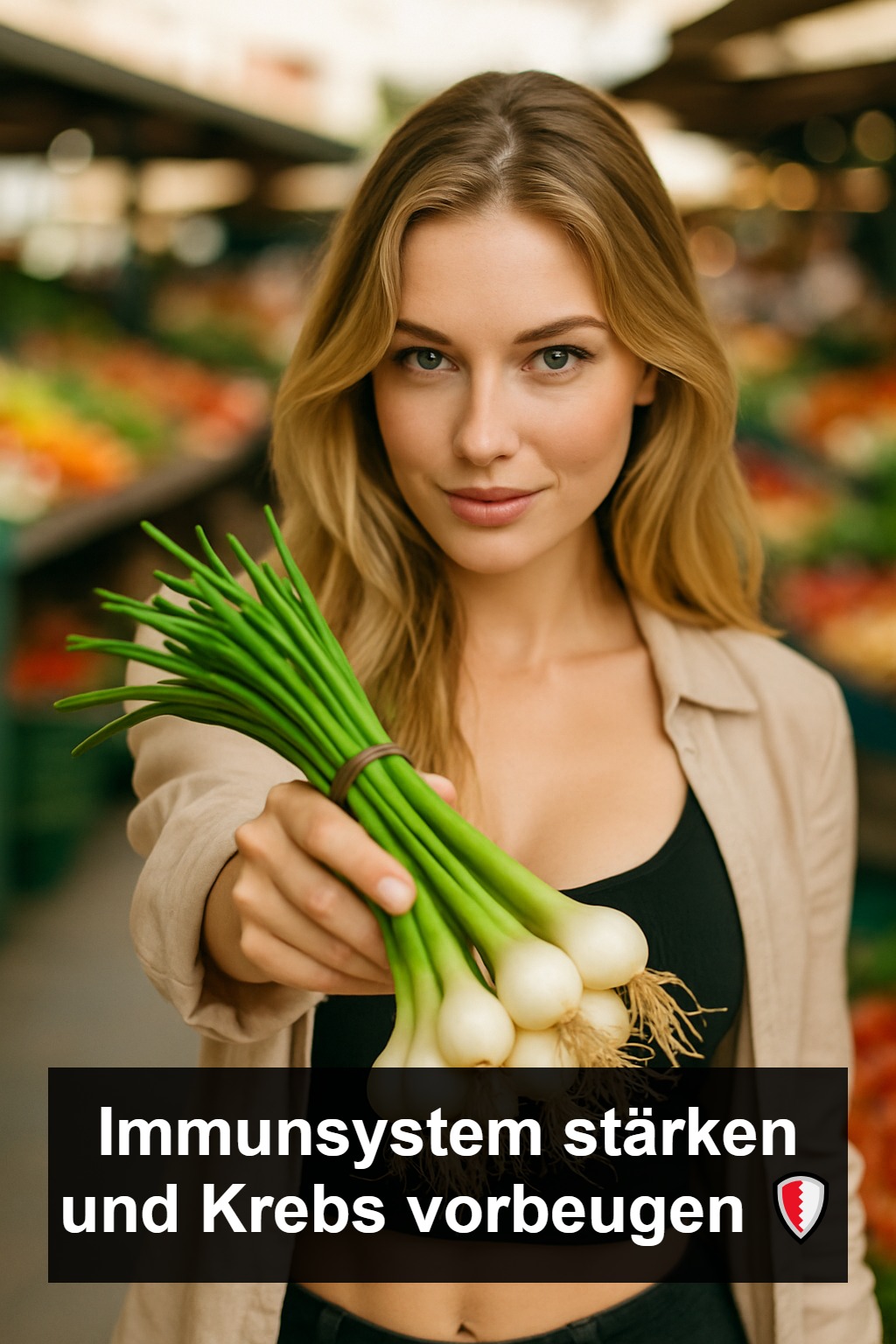 Junge Zwiebel, ein Schatz an Vitaminen und Mineralstoffen