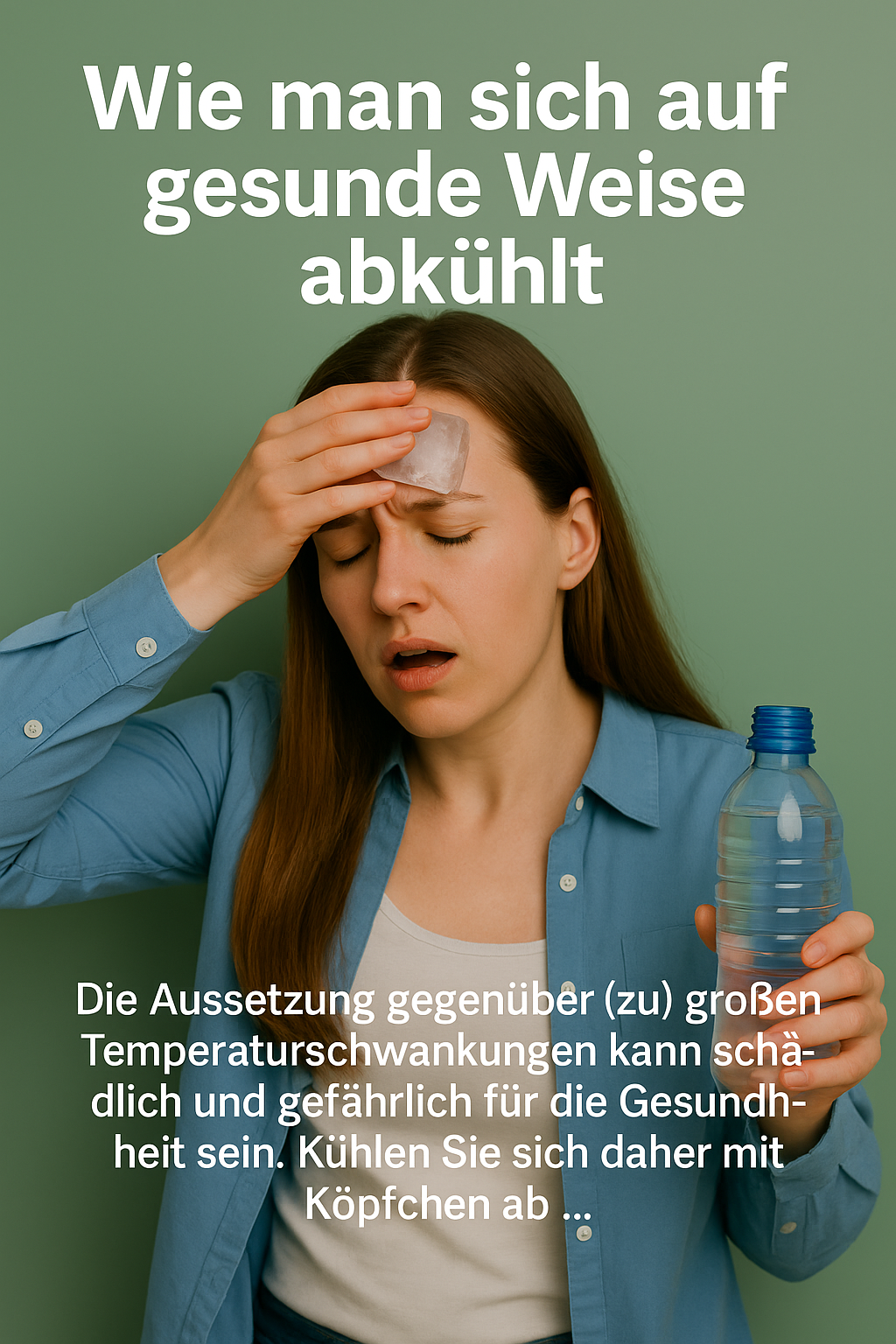 Wie man sich auf gesunde Weise abkühlt