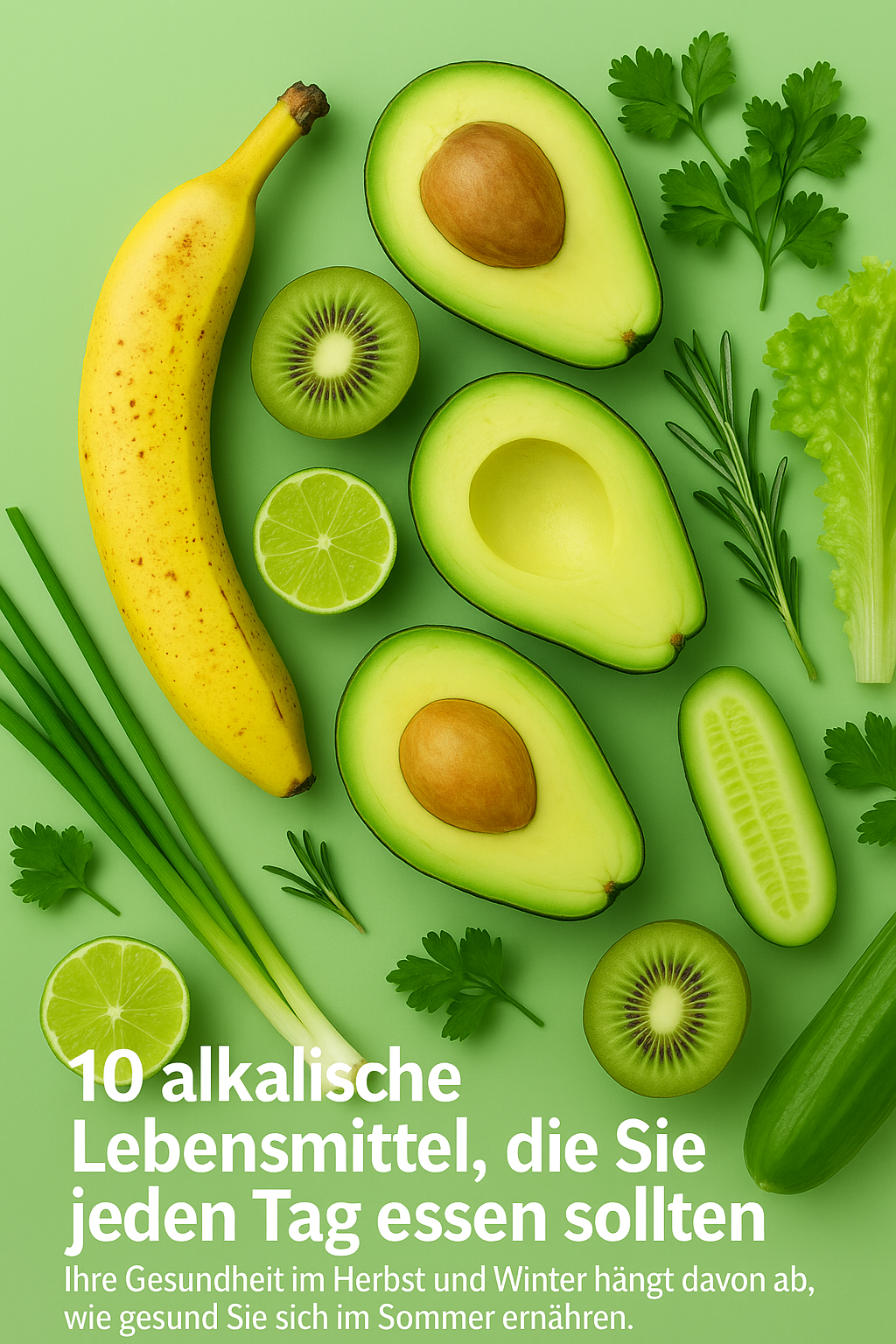 10 alkalische Lebensmittel, die Sie jeden Tag essen sollten