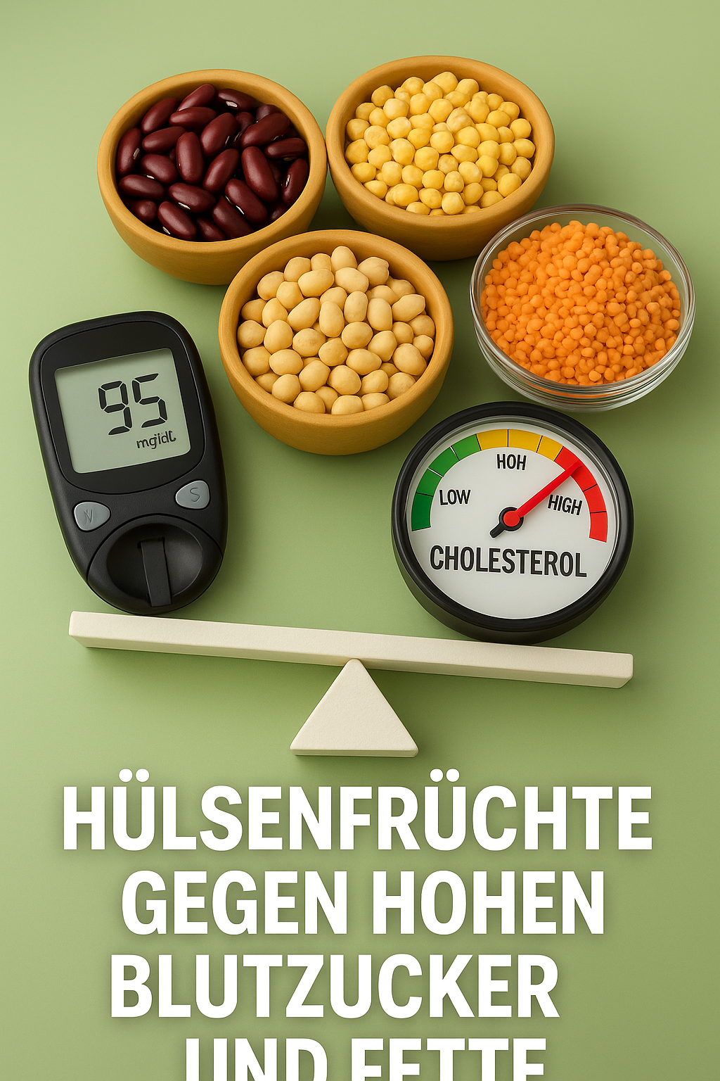 Hülsenfrüchte gegen hohen Blutzucker und Fette