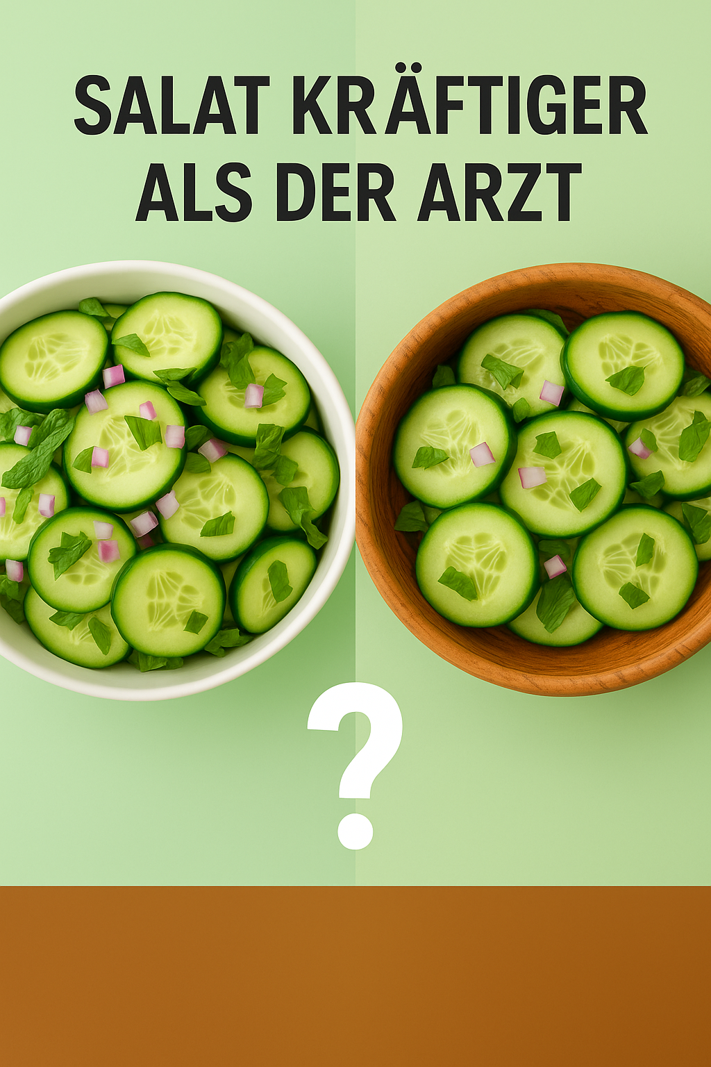 Salat kräftiger als der Arzt