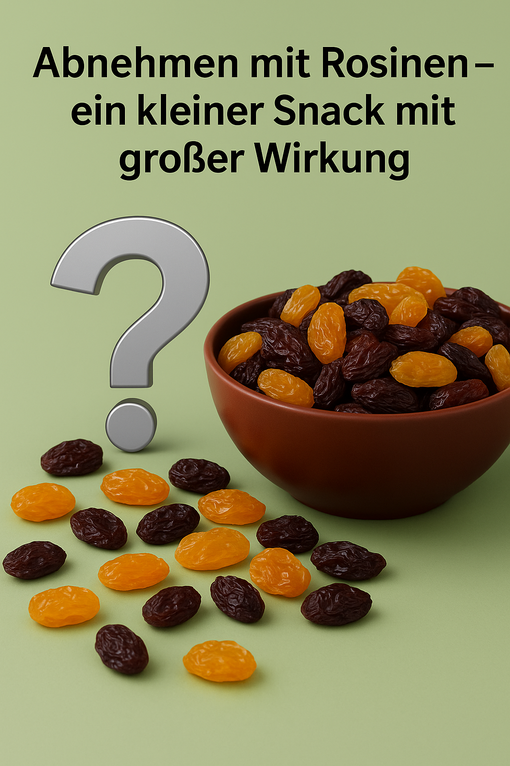 Abnehmen mit Rosinen – ein kleiner Snack mit großer Wirkung