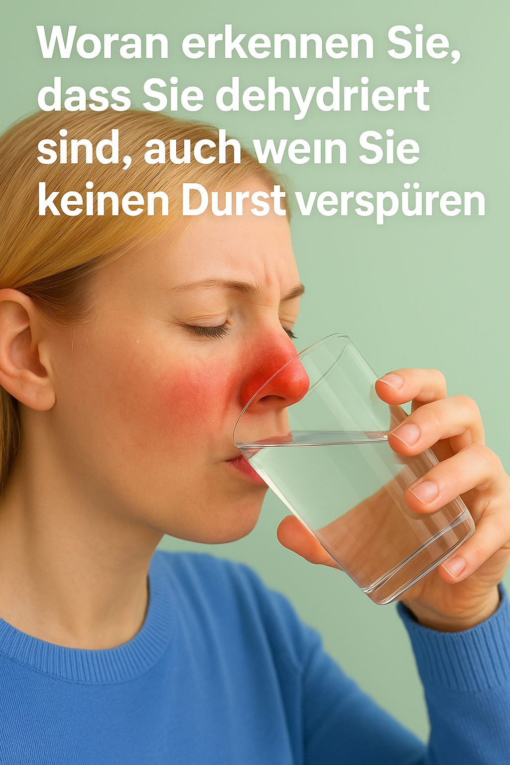 Woran erkennen Sie, dass Sie dehydriert sind, auch wenn Sie keinen Durst verspüren