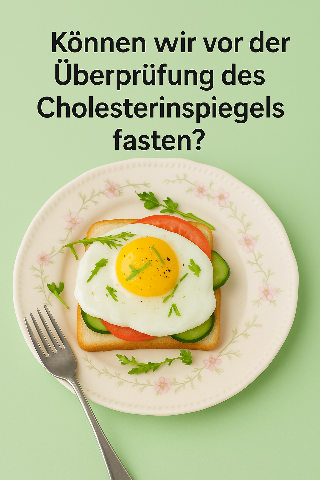 Können wir vor der Überprüfung des Cholesterinspiegels fasten?
