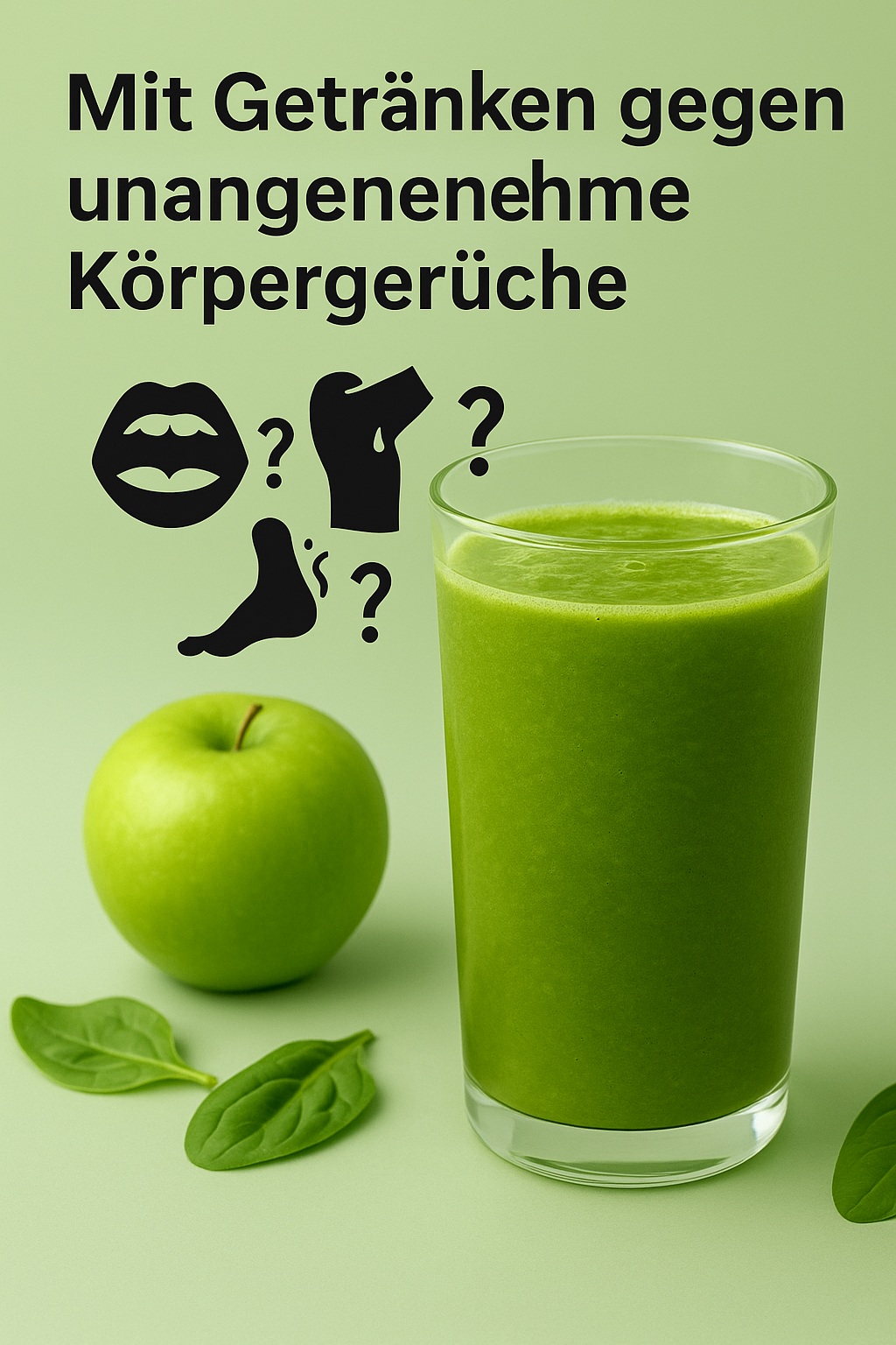 Mit Getränken gegen unangenehme Körpergerüche