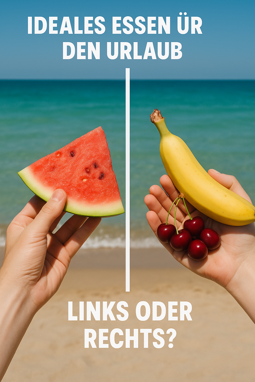 Ideales Essen für den Urlaub