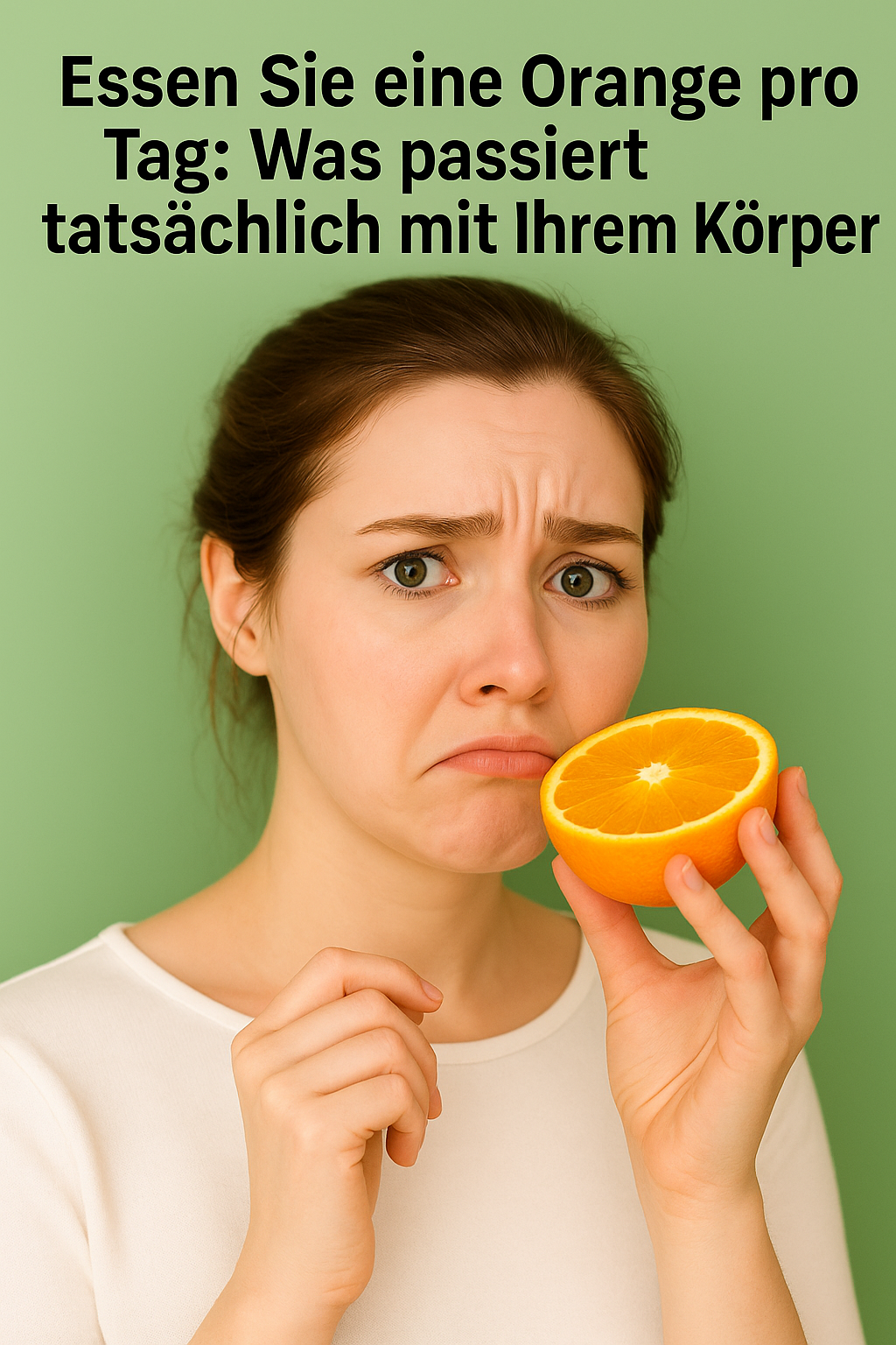 Essen Sie eine Orange pro Tag: Was passiert tatsächlich mit Ihrem Körper?