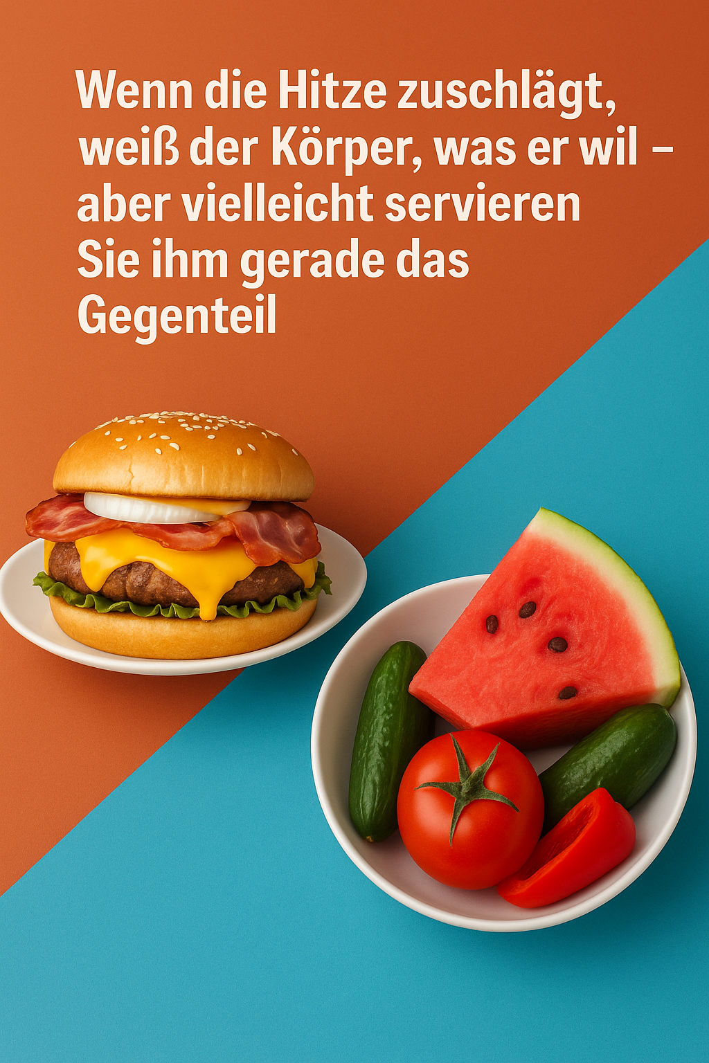 Wenn die Hitze zuschlägt, weiß der Körper, was er will – aber vielleicht servieren Sie ihm gerade das Gegenteil.