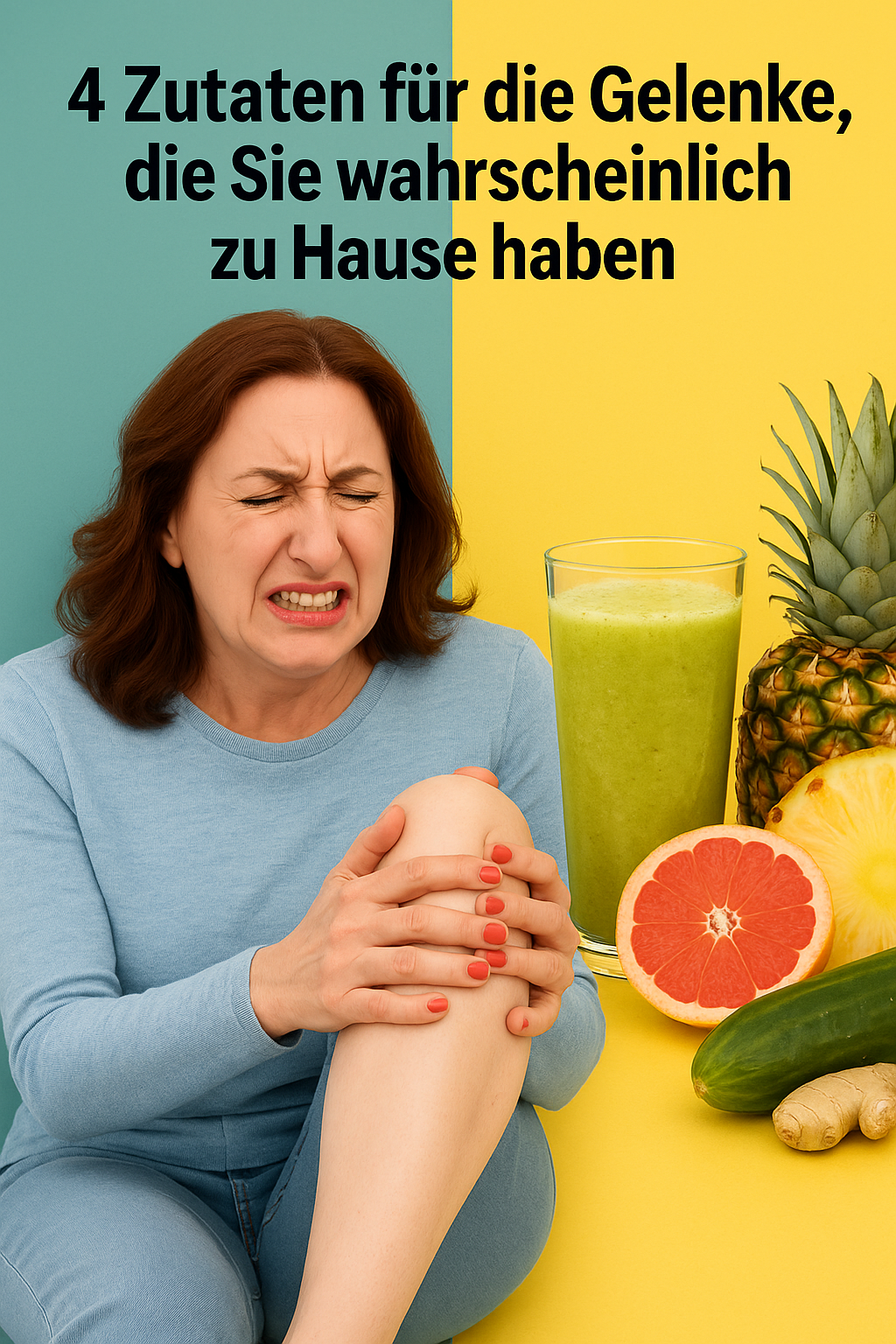 4 Zutaten für die Gelenke, die Sie wahrscheinlich zu Hause haben