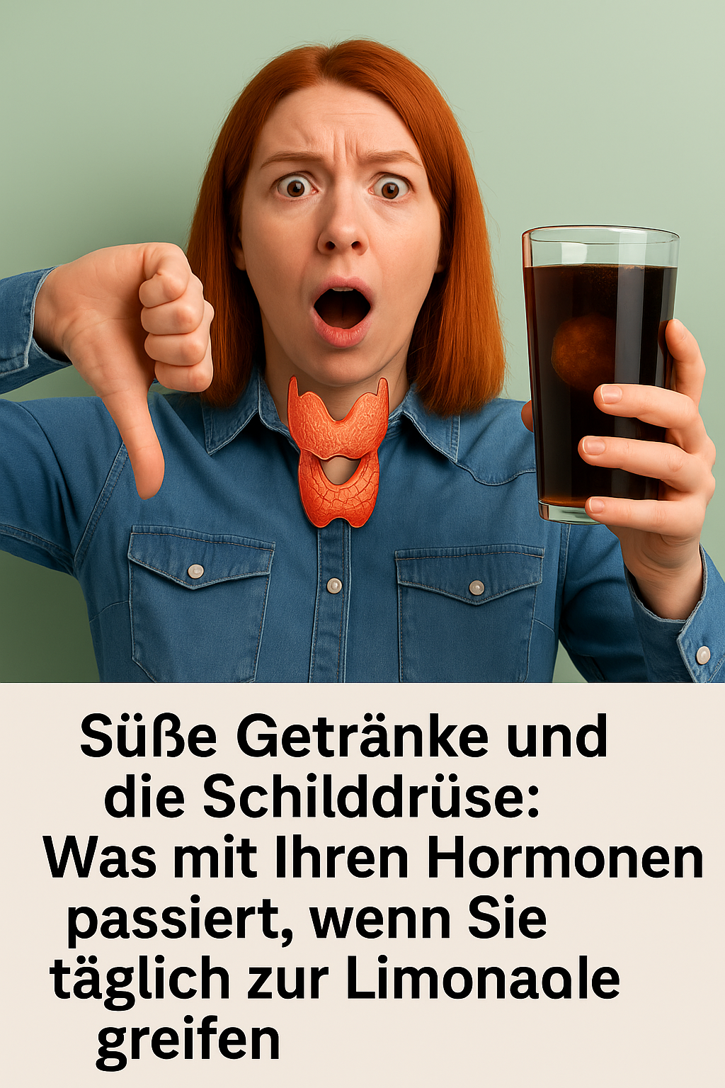 Süße Getränke und die Schilddrüse: Was mit Ihren Hormonen passiert, wenn Sie täglich zur Limonade greifen