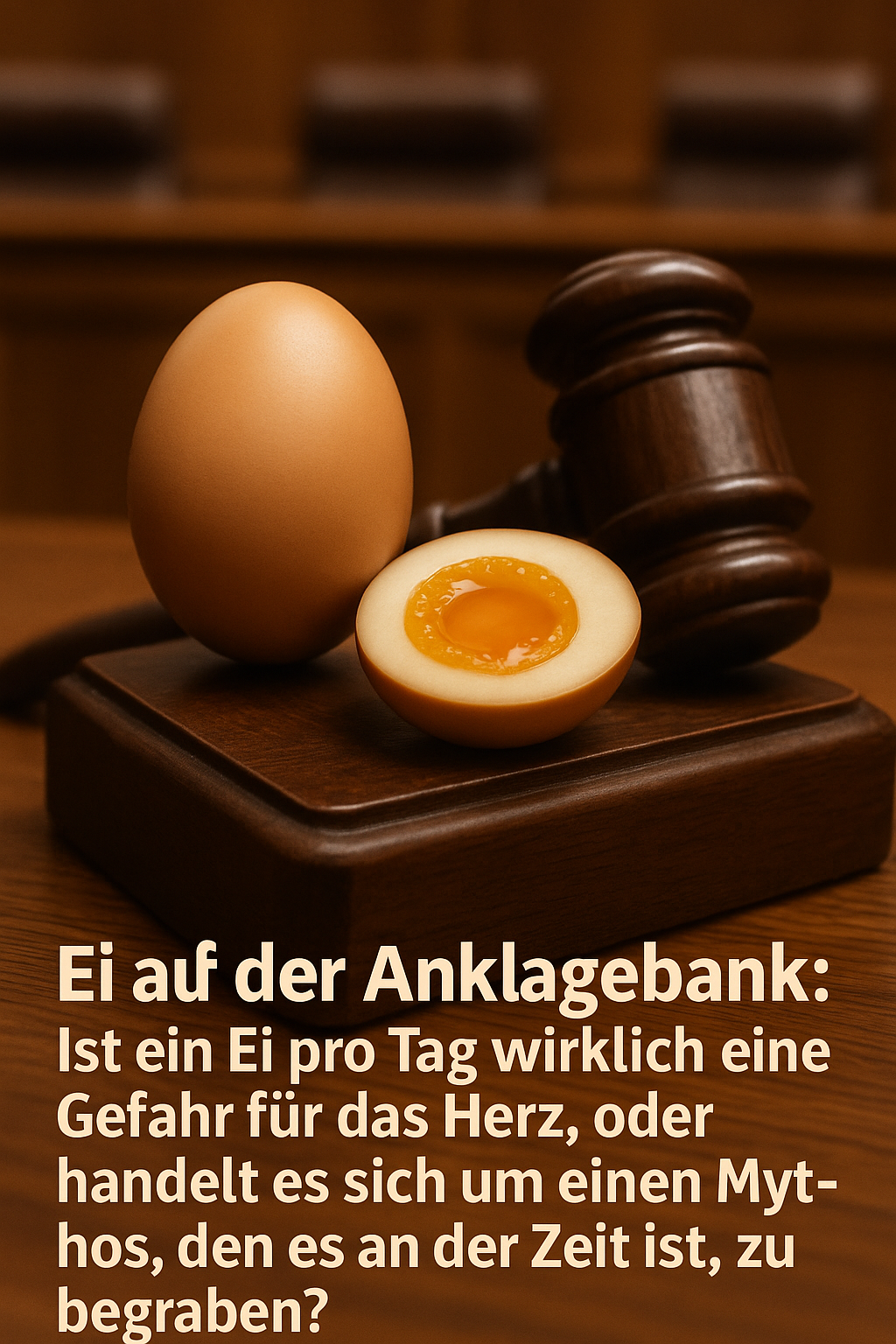 Ei auf der Anklagebank: Ist ein Ei pro Tag wirklich eine Gefahr für das Herz, oder handelt es sich um einen Mythos, den es an der Zeit ist, zu begraben?
