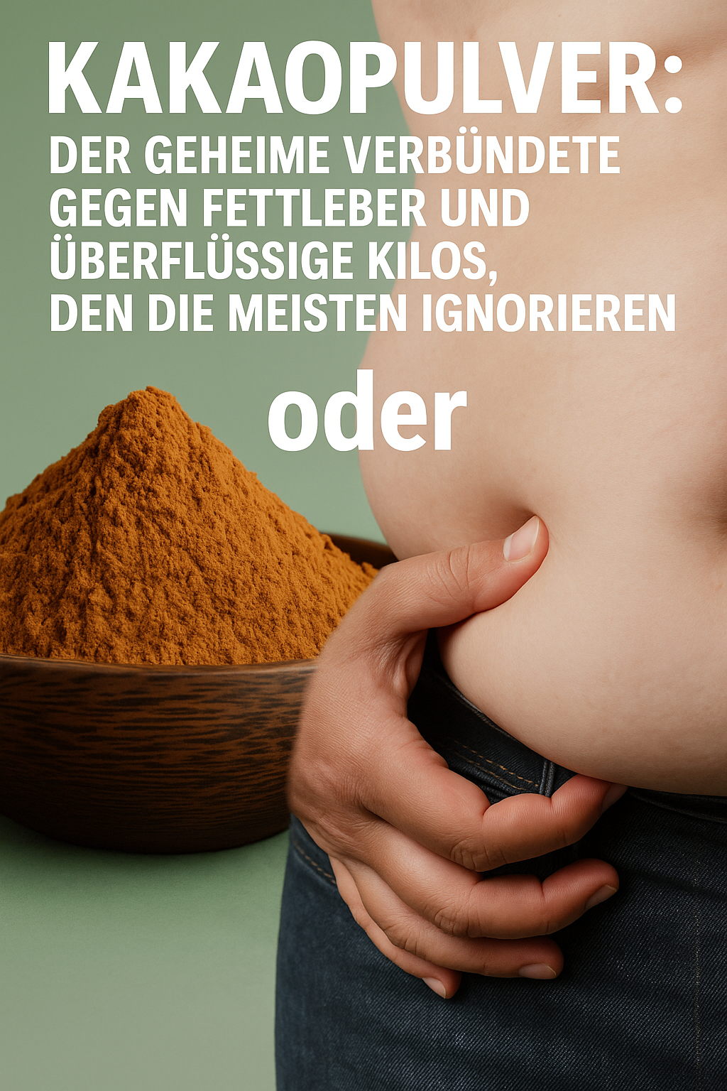 Kakaopulver: Der geheime Verbündete gegen Fettleber und überflüssige Kilos, den die meisten ignorieren