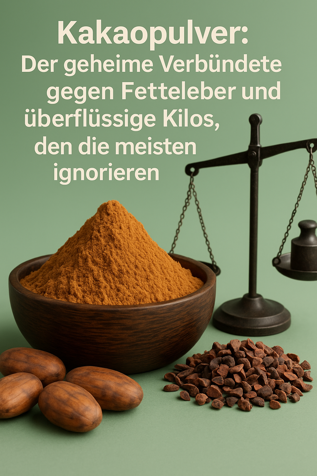 Kakaopulver: Der geheime Verbündete gegen Fettleber und überflüssige Kilos, den die meisten ignorieren