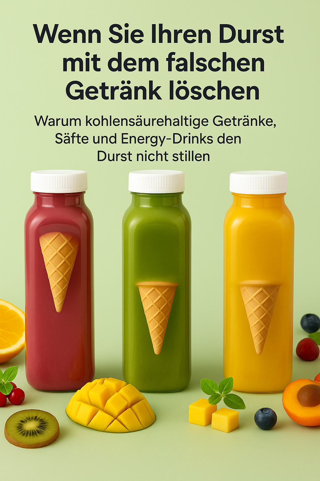 Wenn Sie Ihren Durst mit dem falschen Getränk löschen: Warum kohlensäurehaltige Getränke, Säfte und Energy-Drinks den Durst nicht stillen