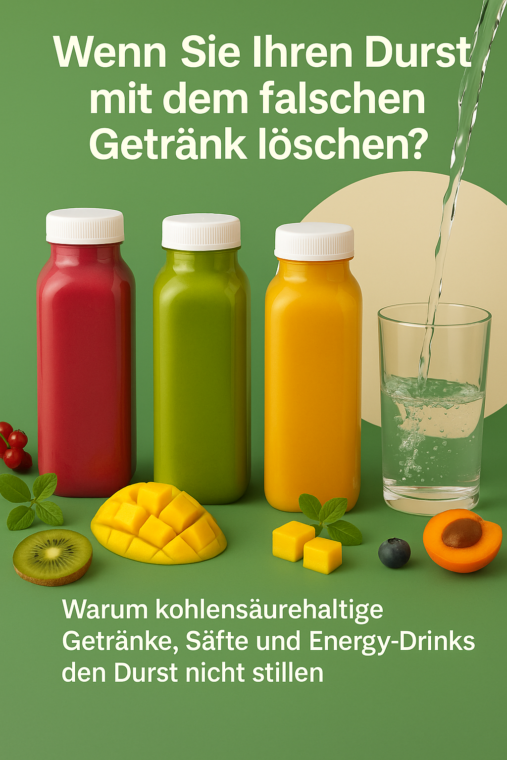 Wenn Sie Ihren Durst mit dem falschen Getränk löschen: Warum kohlensäurehaltige Getränke, Säfte und Energy-Drinks den Durst nicht stillen