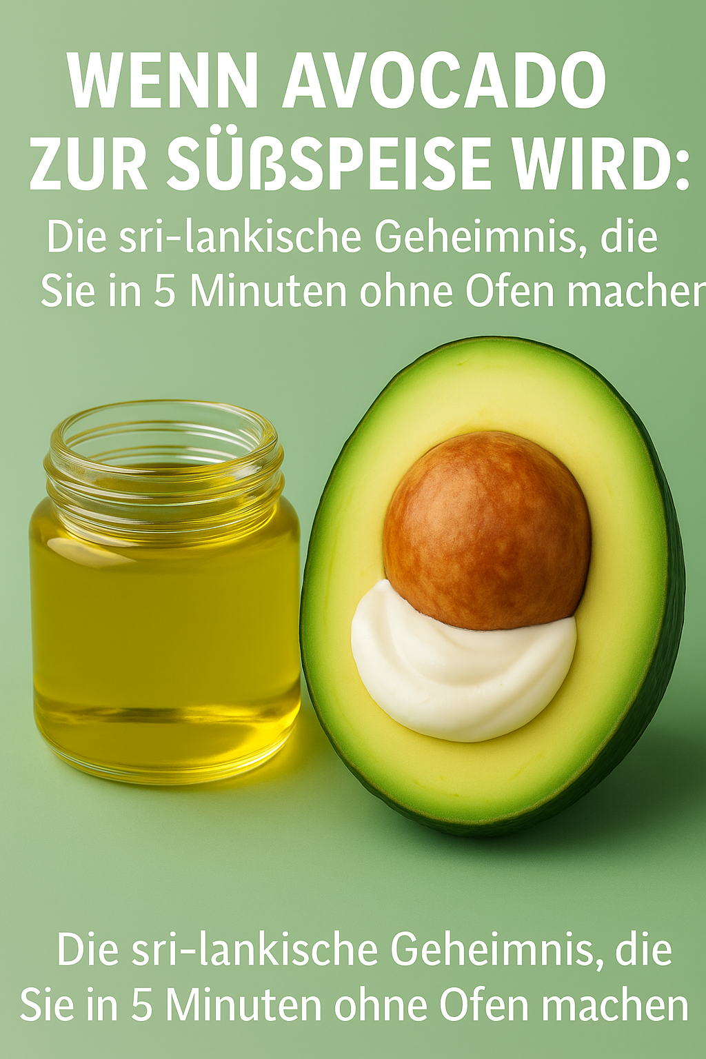 Wenn Avocado zur Süßspeise wird: Die sri-lankische Geheimnis, die Sie in 5 Minuten ohne Ofen machen