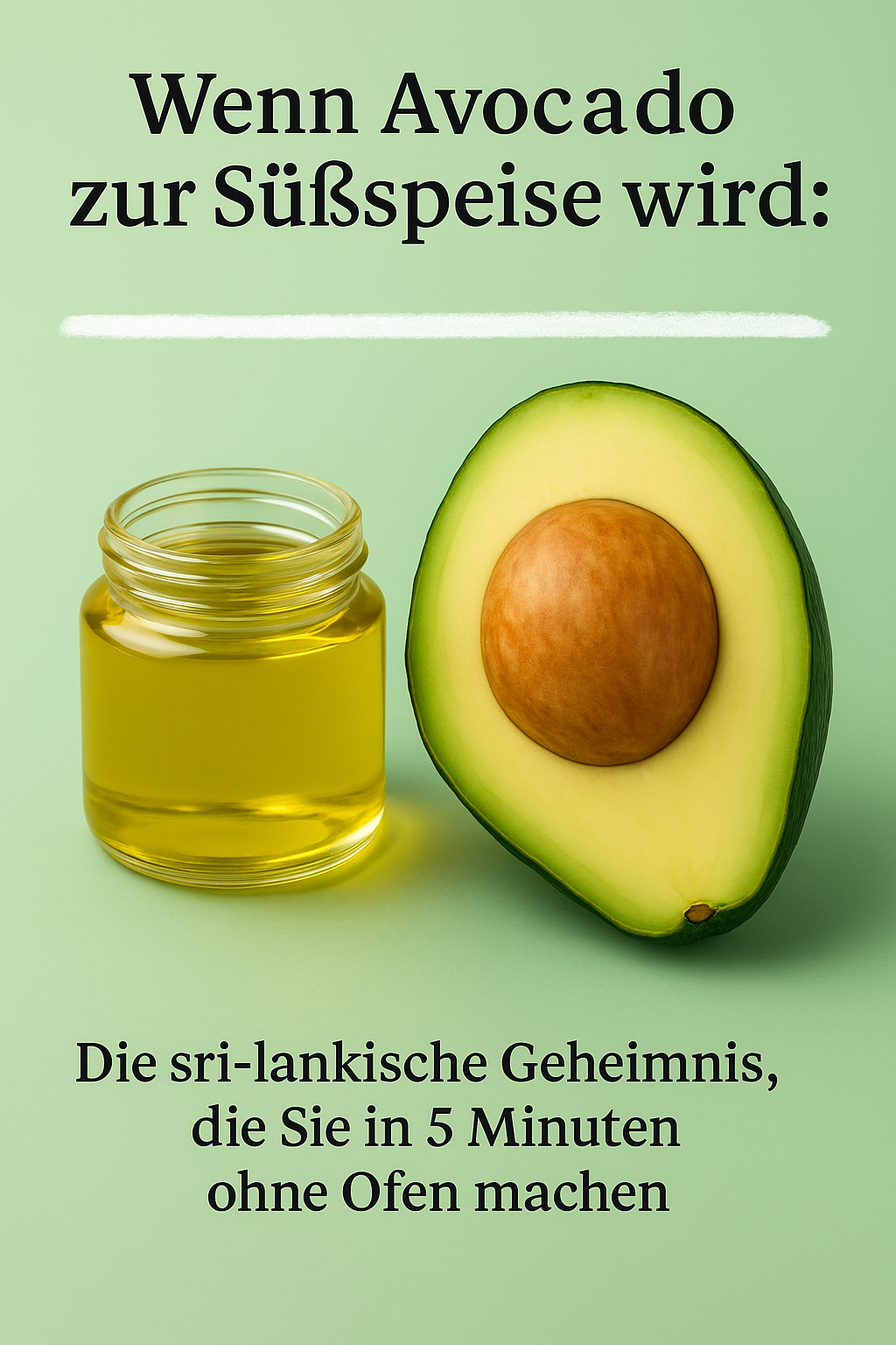 Wenn Avocado zur Süßspeise wird: Die sri-lankische Geheimnis, die Sie in 5 Minuten ohne Ofen machen