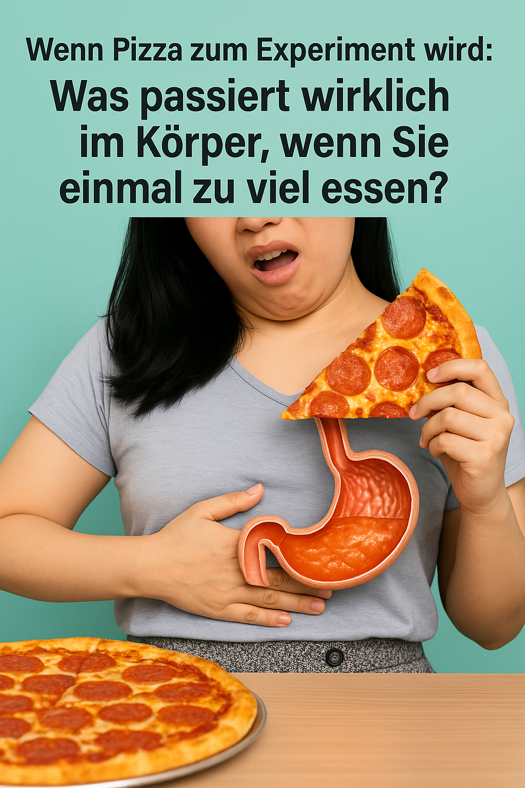 Wenn Pizza zum Experiment wird: Was passiert wirklich im Körper, wenn Sie einmal zu viel essen?