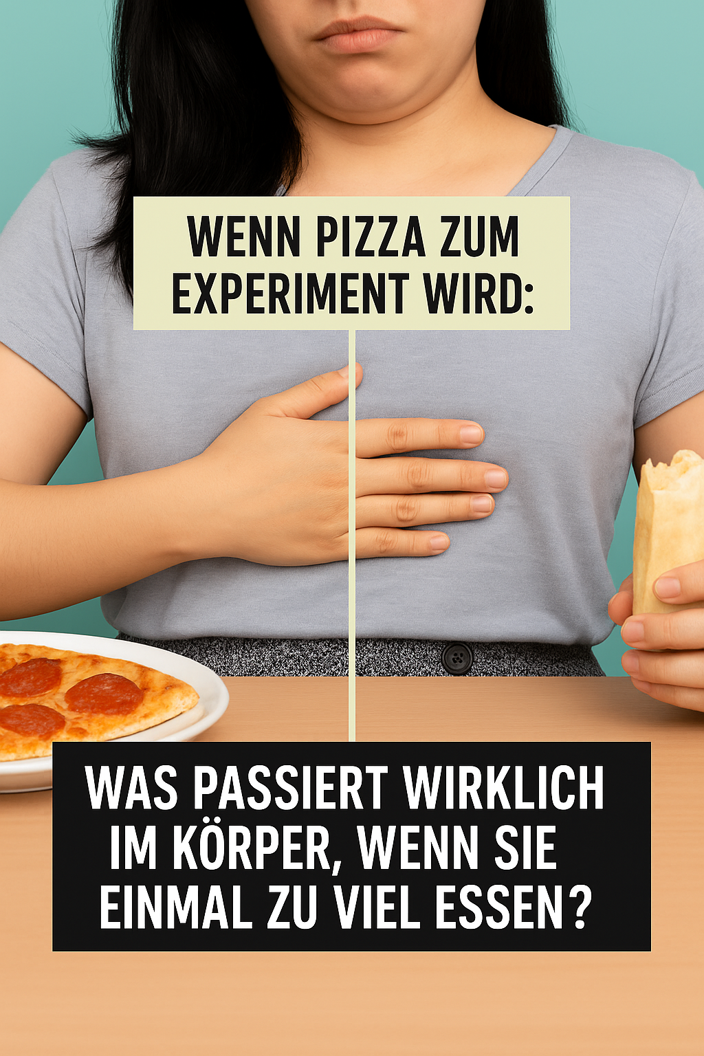 Wenn Pizza zum Experiment wird: Was passiert wirklich im Körper, wenn Sie einmal zu viel essen?
