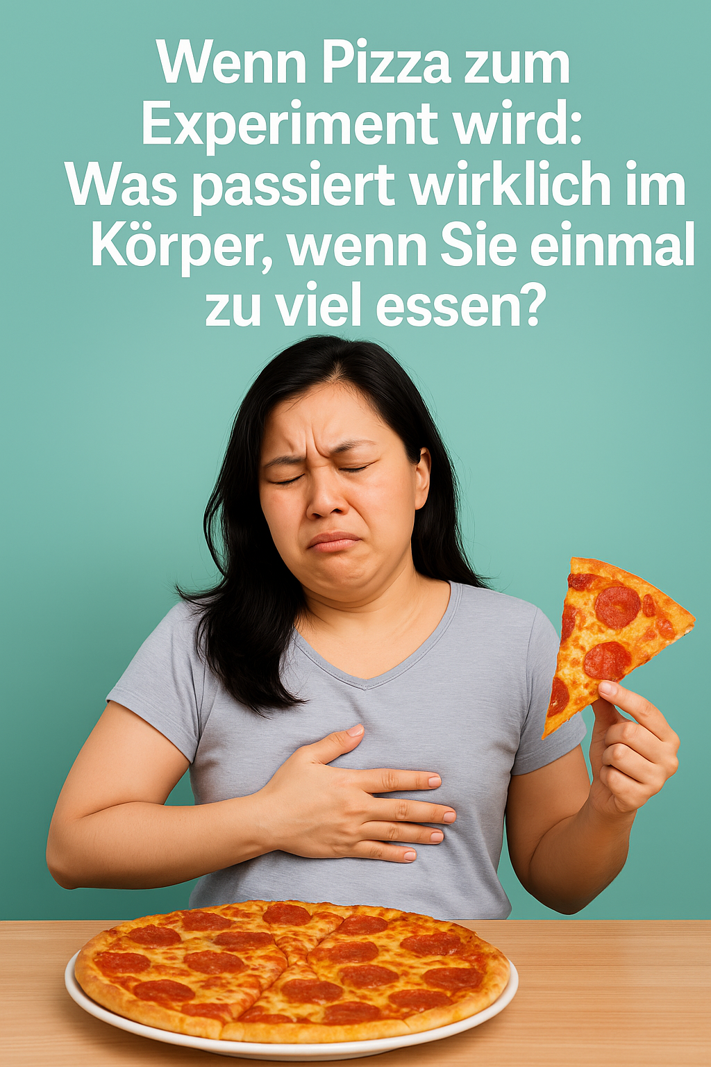 Wenn Pizza zum Experiment wird: Was passiert wirklich im Körper, wenn Sie einmal zu viel essen?