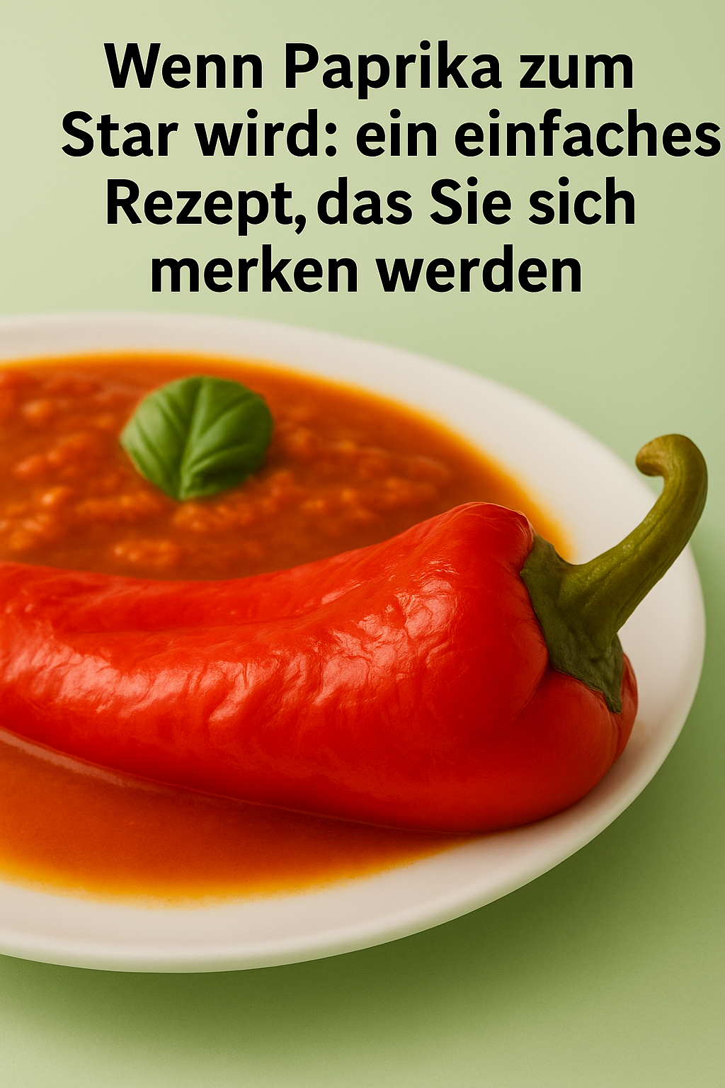 Wenn Paprika zum Star wird: ein einfaches Rezept, das Sie sich merken werden