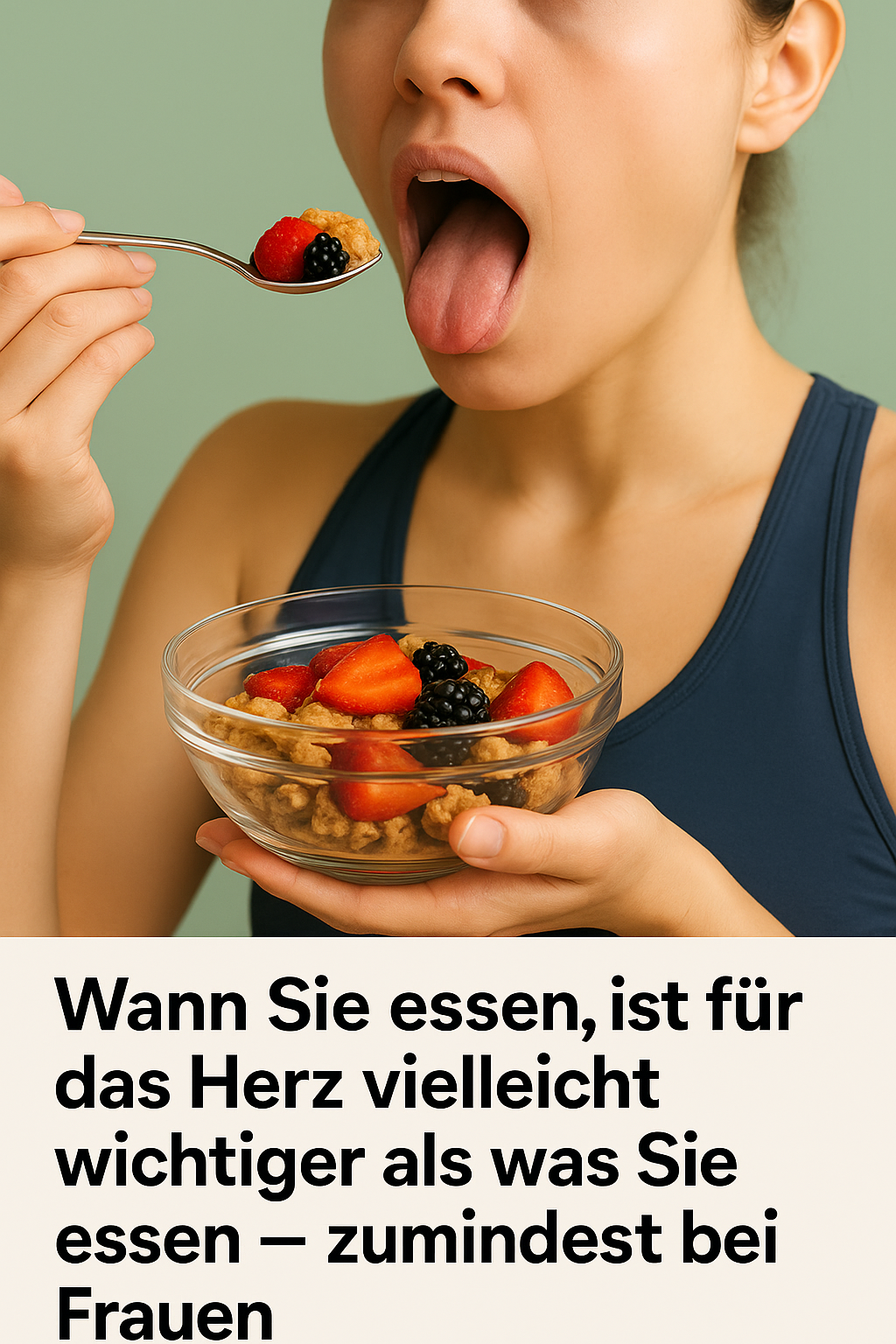 Wann Sie essen, ist für das Herz vielleicht wichtiger als was Sie essen – zumindest bei Frauen