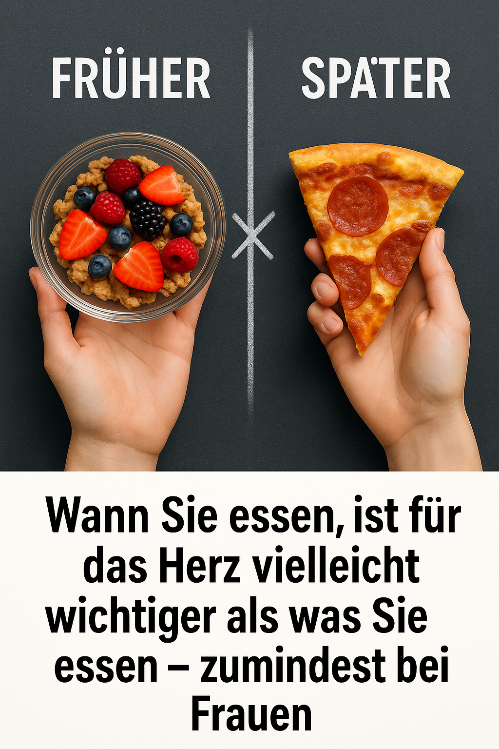 Wann Sie essen, ist für das Herz vielleicht wichtiger als was Sie essen – zumindest bei Frauen