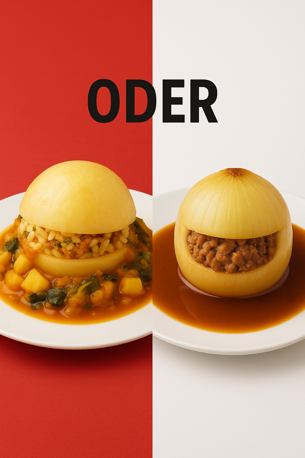 Wenn die Zwiebel zum Star wird: Rezept für gefüllte Zwiebeln mit Fleischfüllung und Weinsauce
