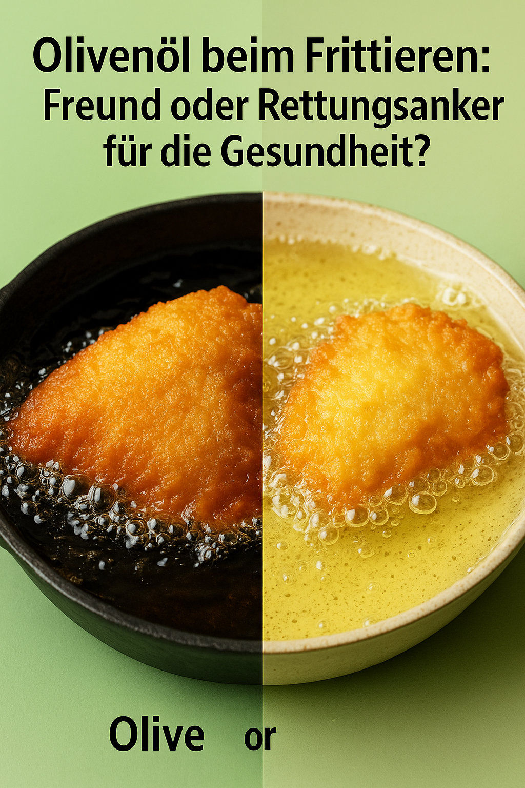 Olivenöl beim Frittieren: Freund oder Rettungsanker für die Gesundheit?