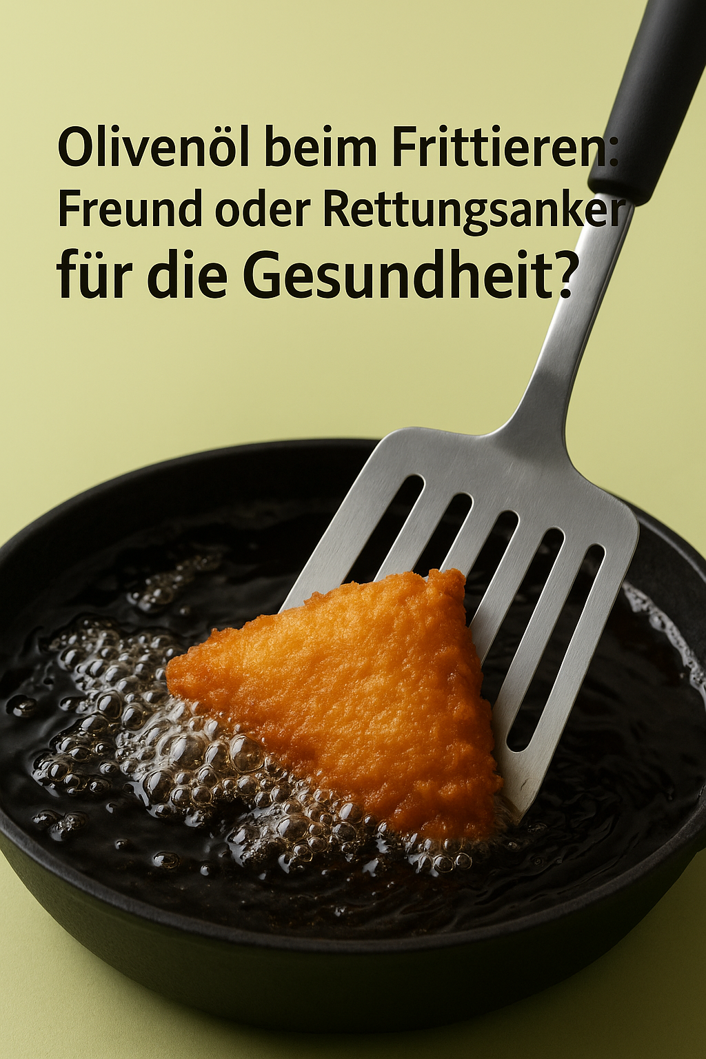 Olivenöl beim Frittieren: Freund oder Rettungsanker für die Gesundheit?