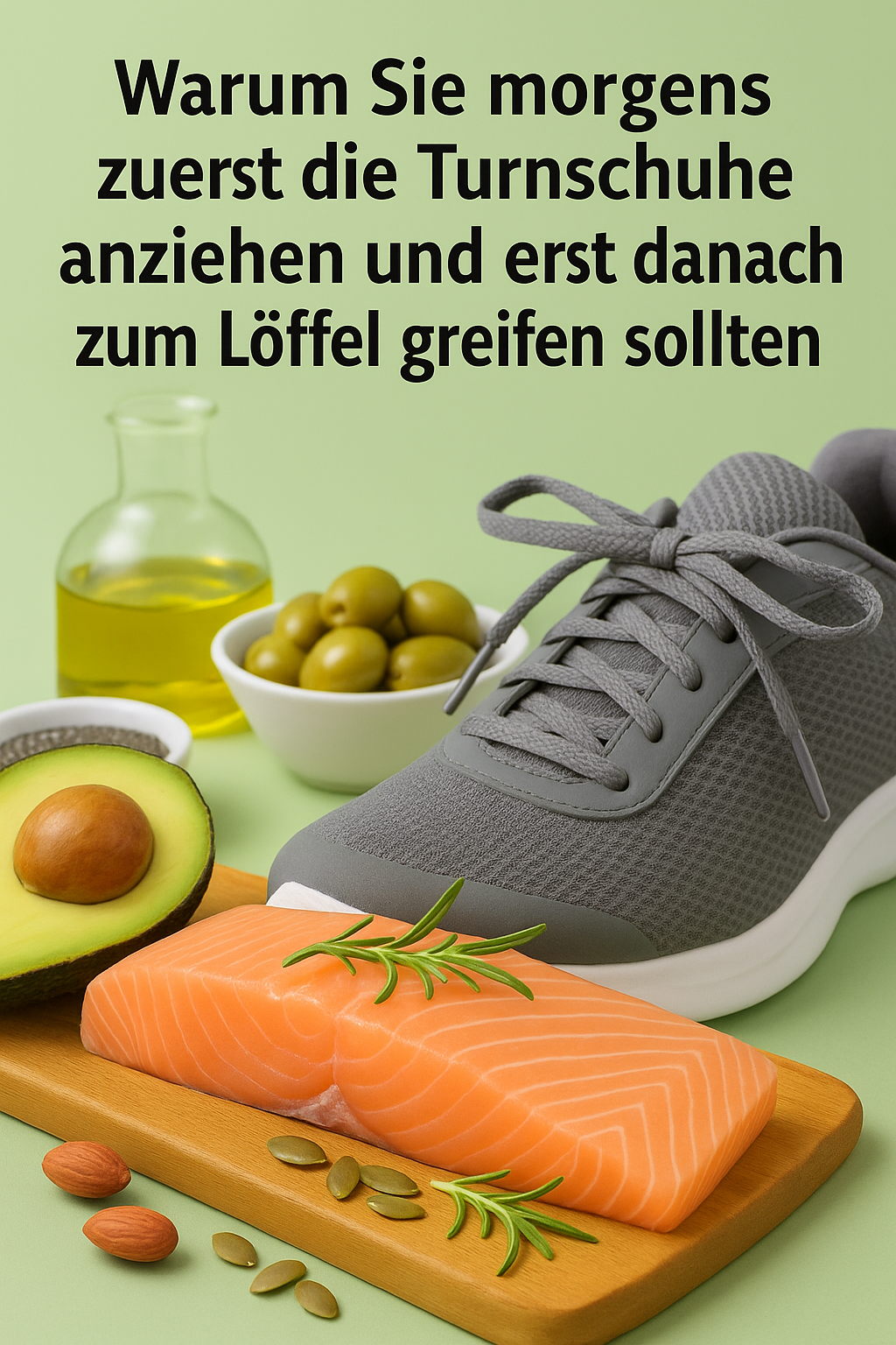 Warum Sie morgens zuerst die Turnschuhe anziehen und erst danach zum Löffel greifen sollten