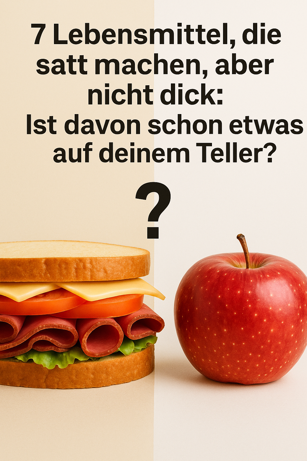 7 Lebensmittel, die satt machen, aber nicht dick: Ist davon schon etwas auf deinem Teller?