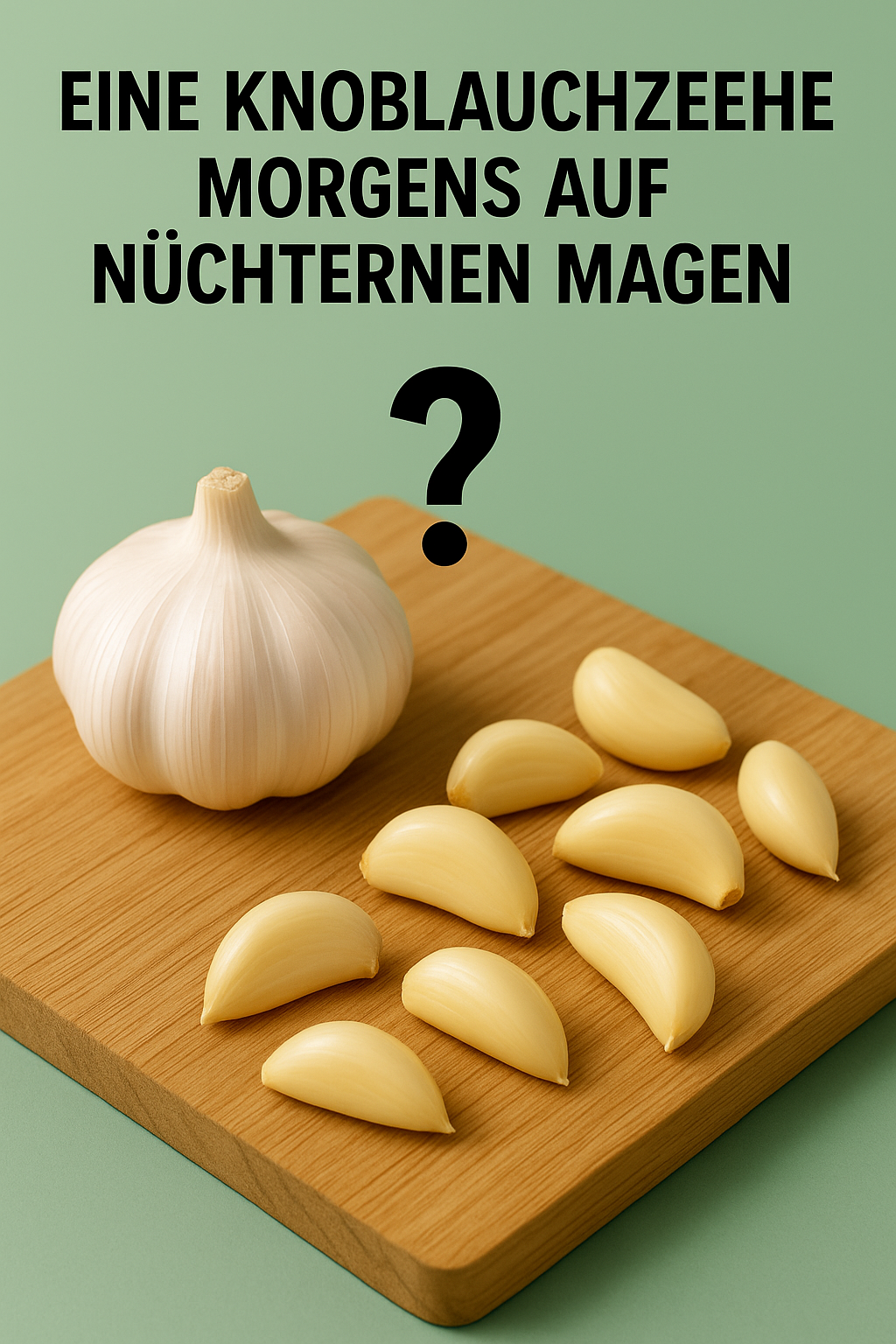 Eine Knoblauchzehe morgens auf nüchternen Magen: einfache Gewohnheit, für die die Wissenschaft immer mehr Gründe entdeckt