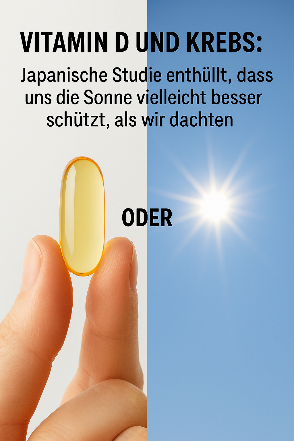 Vitamin D und Krebs: Japanische Studie enthüllt, dass uns die Sonne vielleicht besser schützt, als wir dachten