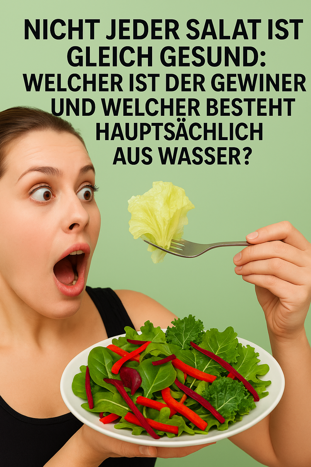 Nicht jeder Salat ist gleich gesund: Welcher ist der Gewinner und welcher besteht hauptsächlich aus Wasser?