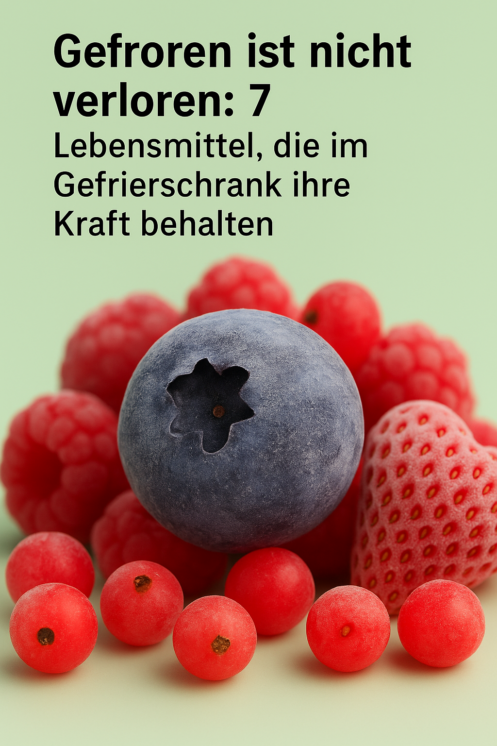 Gefroren ist nicht verloren: 7 Lebensmittel, die im Gefrierschrank ihre Kraft behalten