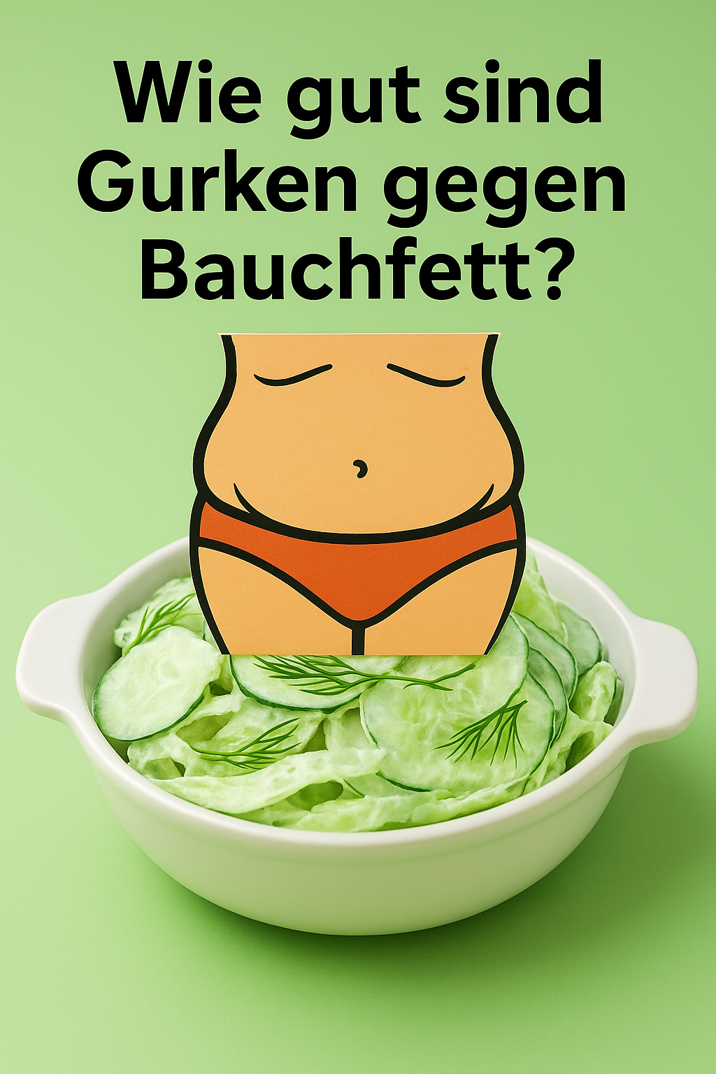 Wie gut sind Gurken gegen Bauchfett?