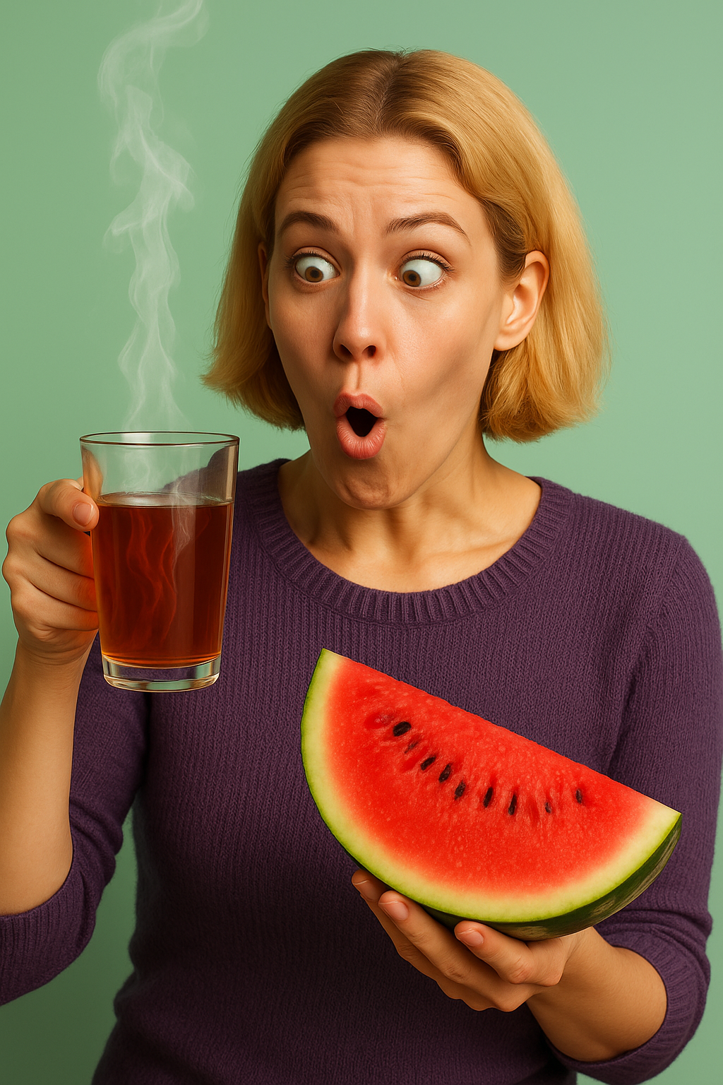 Ein Kaltgetränk wird dich im Sommer nicht retten – warum heißer Tee und Wassermelone mehr für den Körper tun als ein kühles Glas