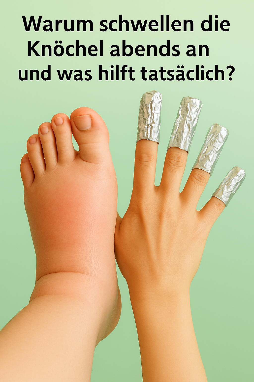 Warum schwellen die Knöchel abends an und was hilft tatsächlich?