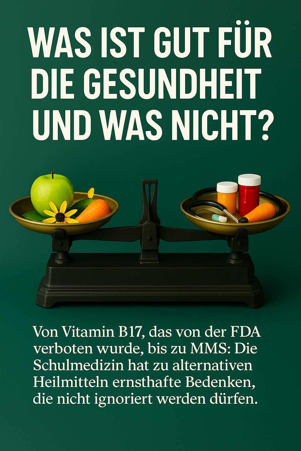 Was ist gut für die Gesundheit und was nicht?