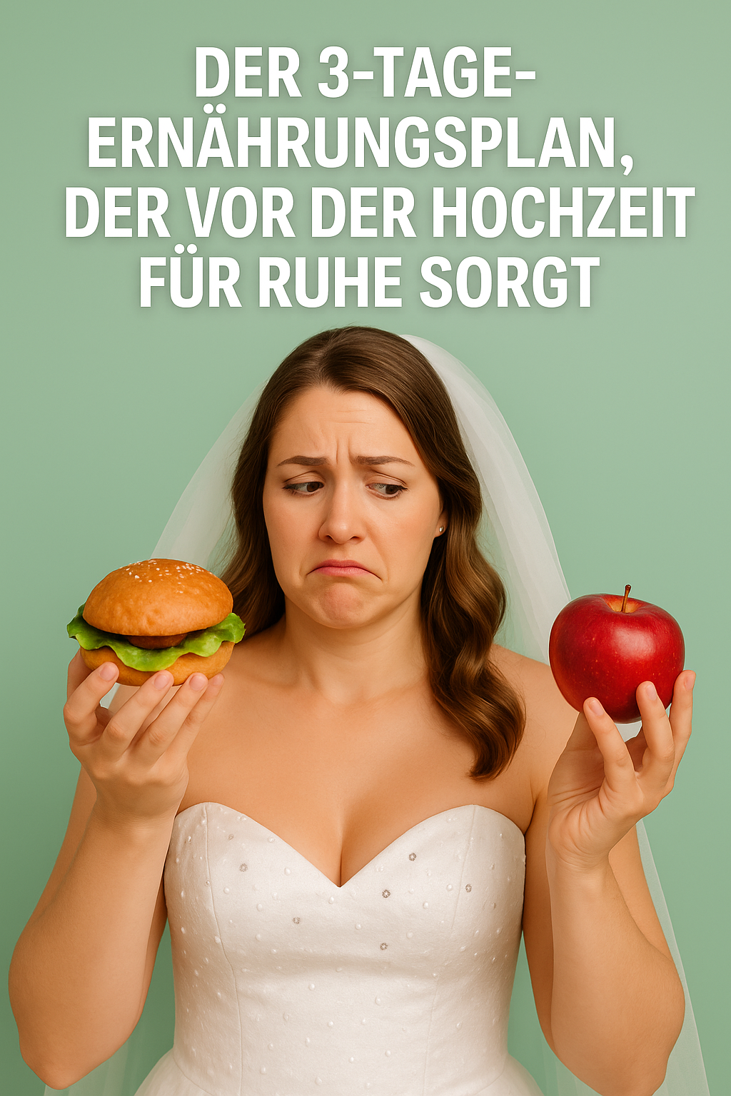 Der 3-Tage-Ernährungsplan, der vor der Hochzeit für Ruhe sorgt