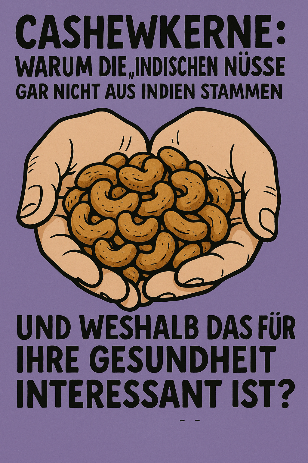 Cashewkerne: Warum die "indischen Nüsse" gar nicht aus Indien stammen – und weshalb das für Ihre Gesundheit interessant ist