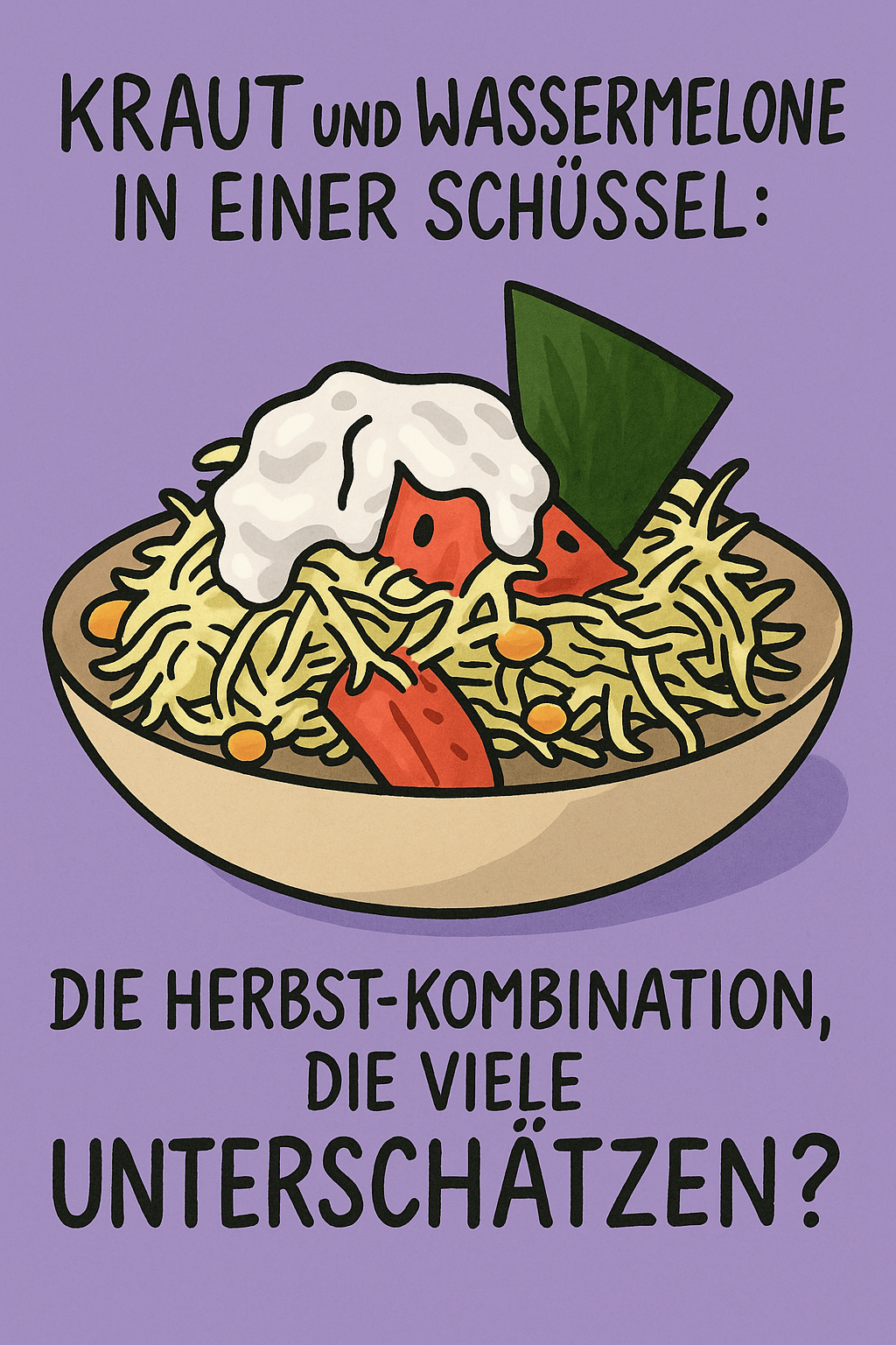 Kraut und Wassermelone in einer Schüssel: Die Herbst-Kombination, die viele unterschätzen