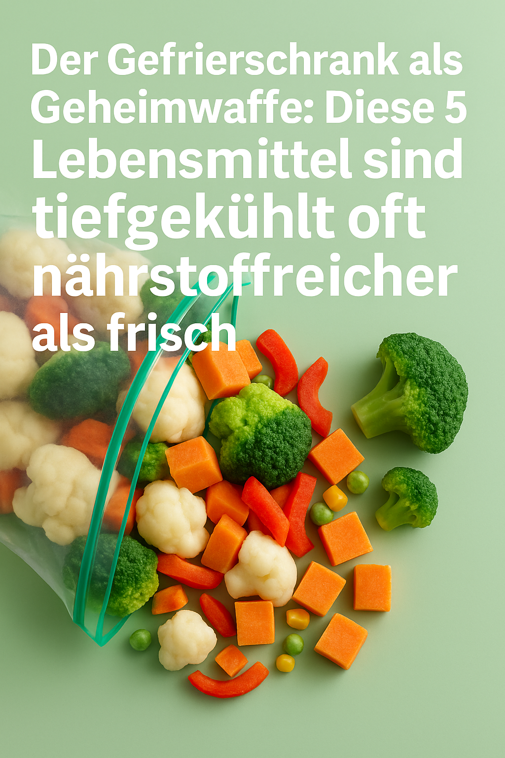 Der Gefrierschrank als Geheimwaffe: Diese 5 Lebensmittel sind tiefgekühlt oft nährstoffreicher als frisch