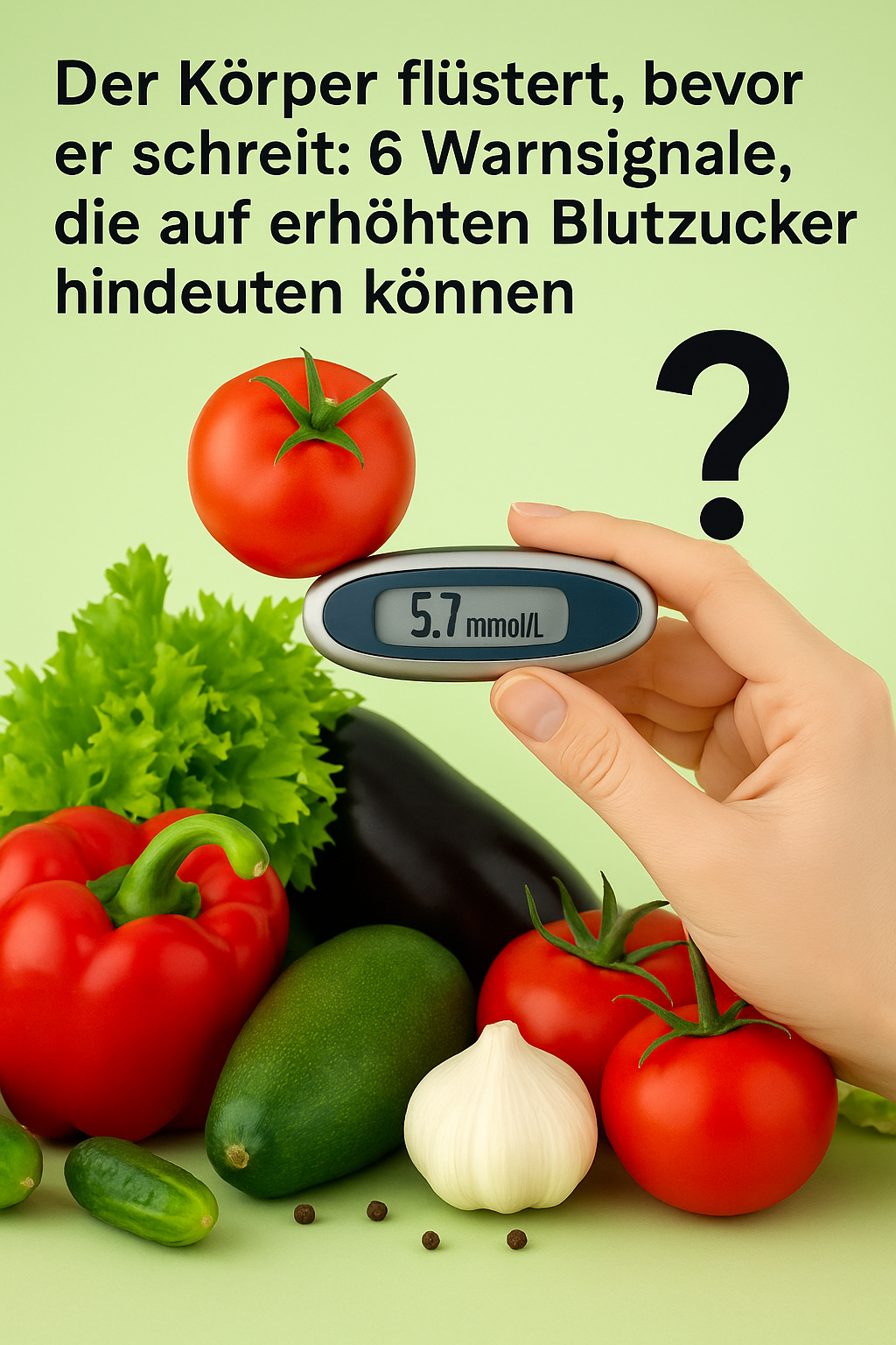 Der Körper flüstert, bevor er schreit: 6 Warnsignale, die auf erhöhten Blutzucker hindeuten können
