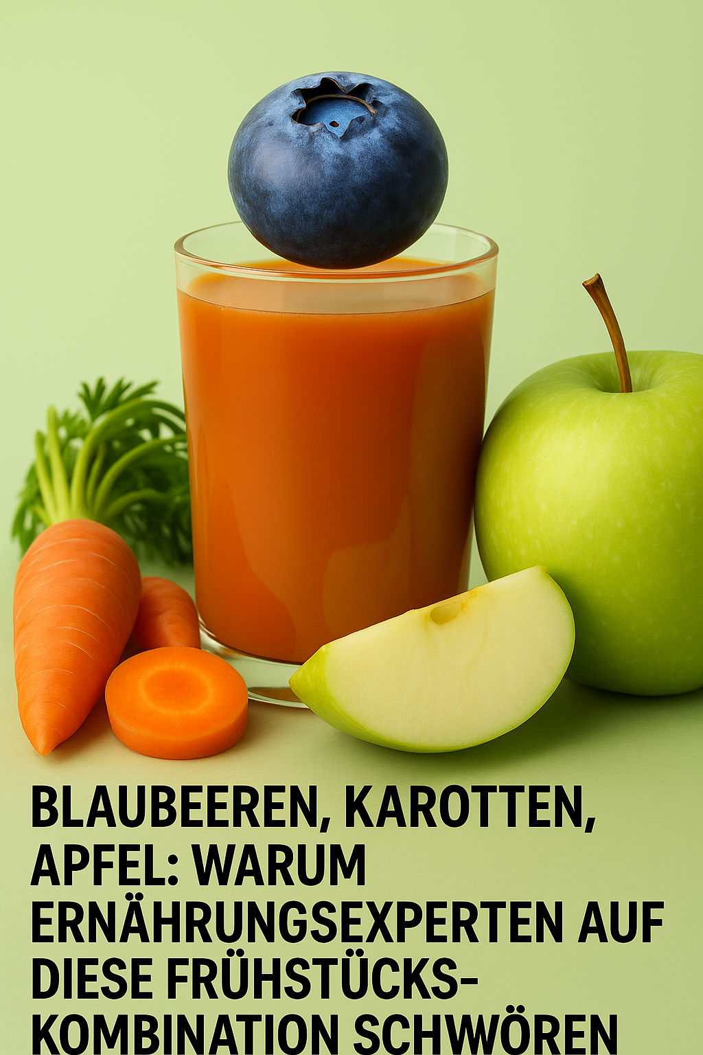Blaubeeren, Karotten, Apfel: Warum Ernährungsexperten auf diese Frühstücks-Kombination schwören