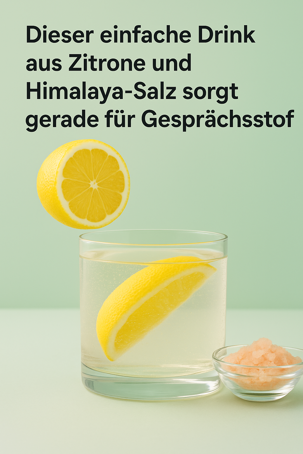 Dieser einfache Drink aus Zitrone und Himalaya-Salz sorgt gerade für Gesprächsstoff