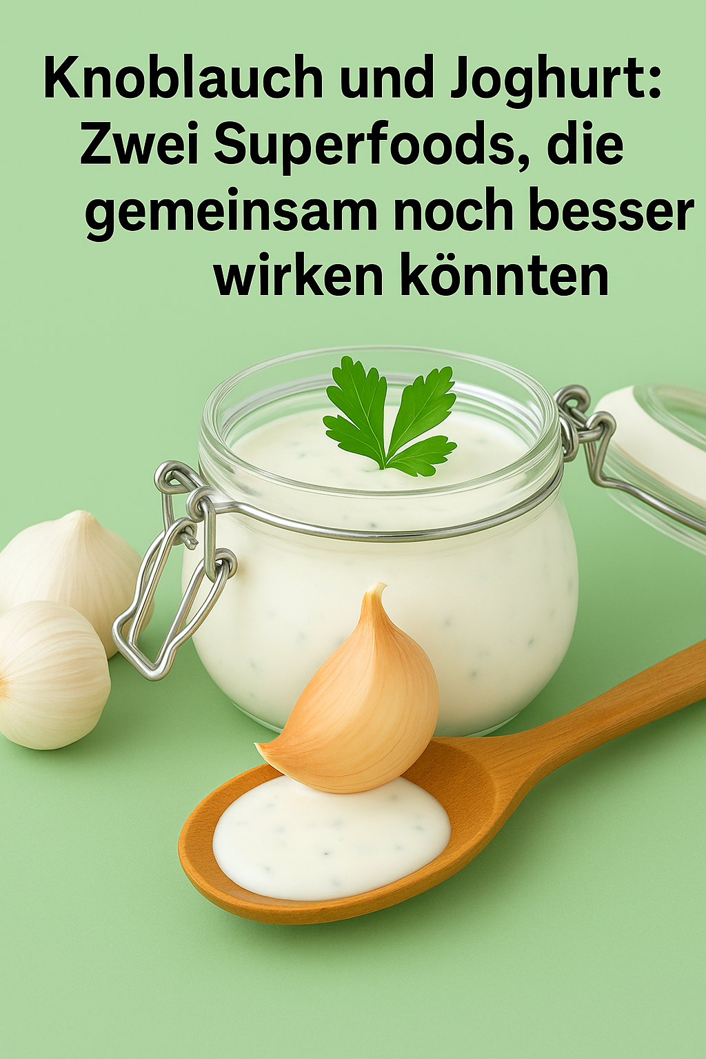 Knoblauch und Joghurt: Zwei Superfoods, die gemeinsam noch besser wirken könnten
